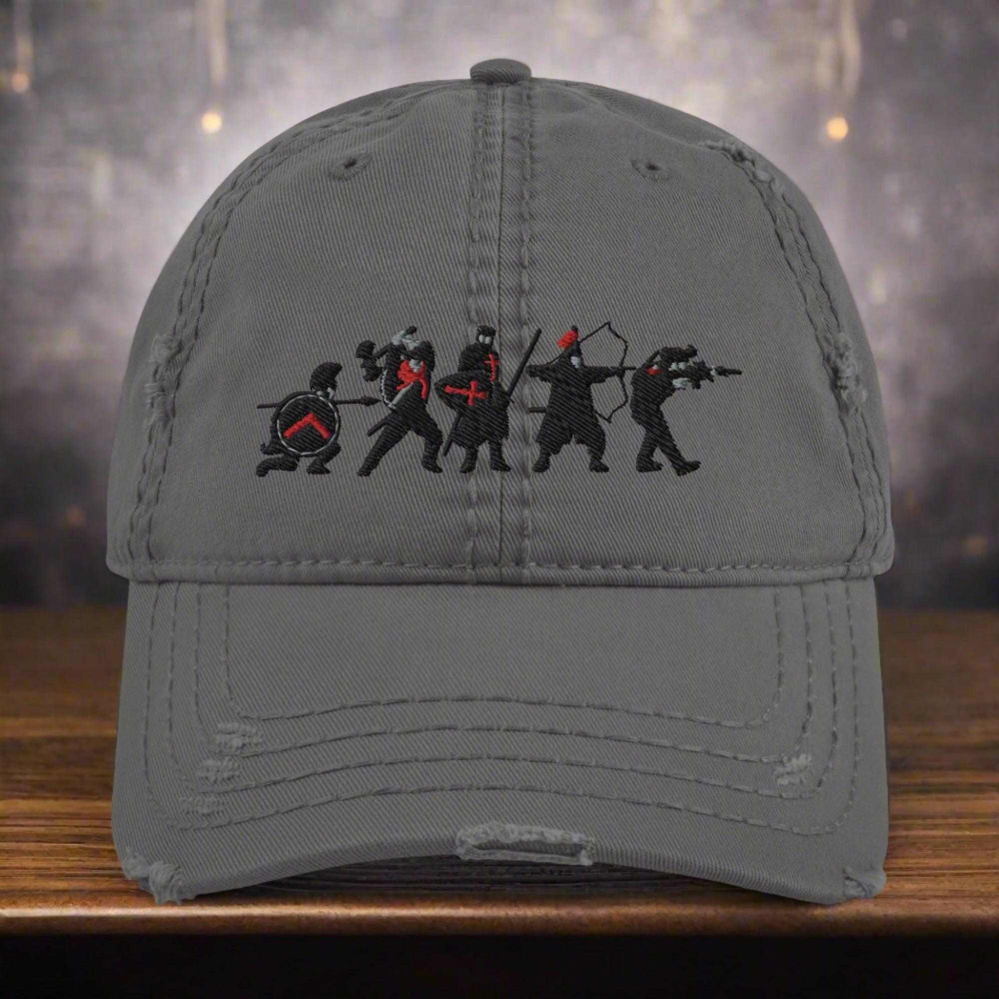 a baseball cap