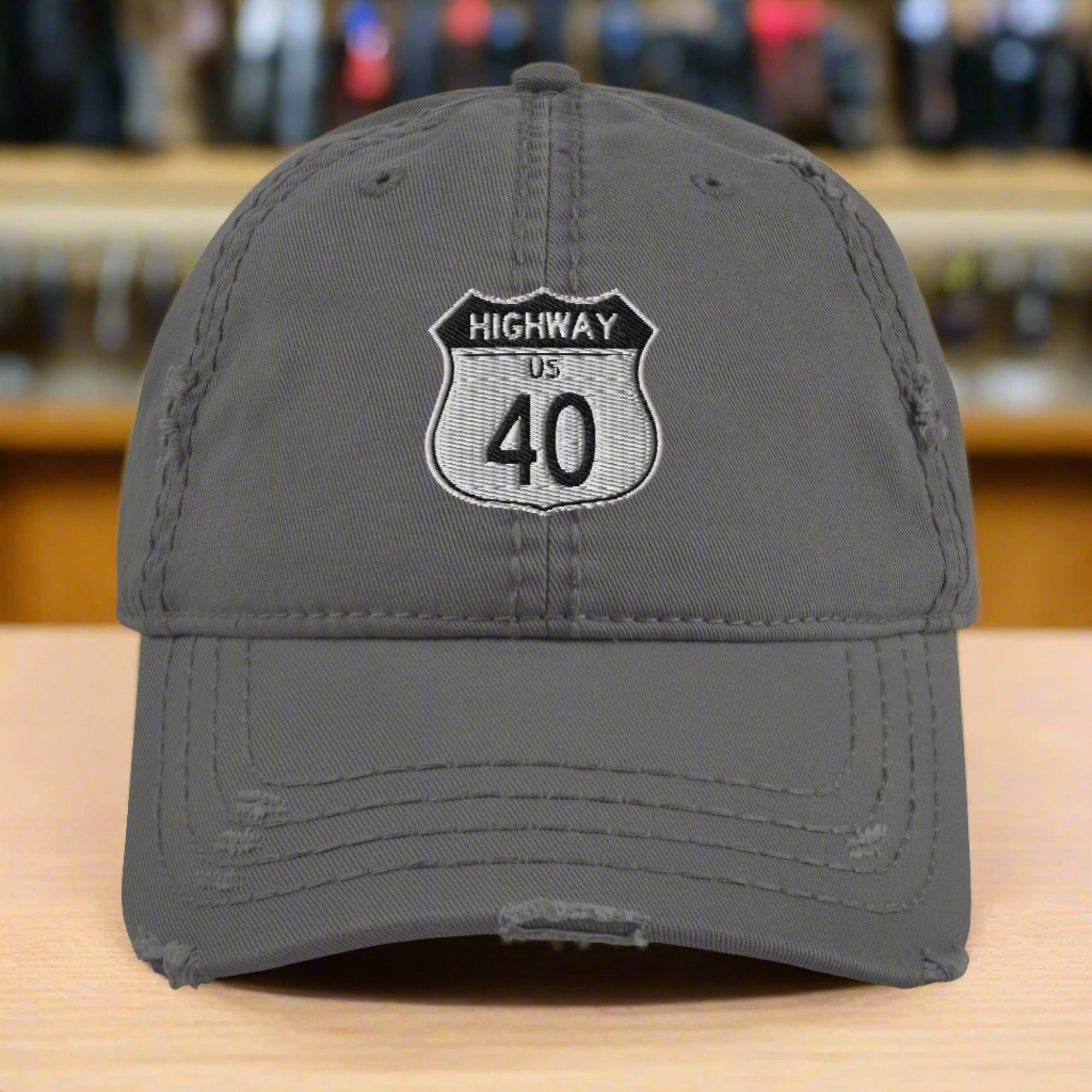 a baseball cap