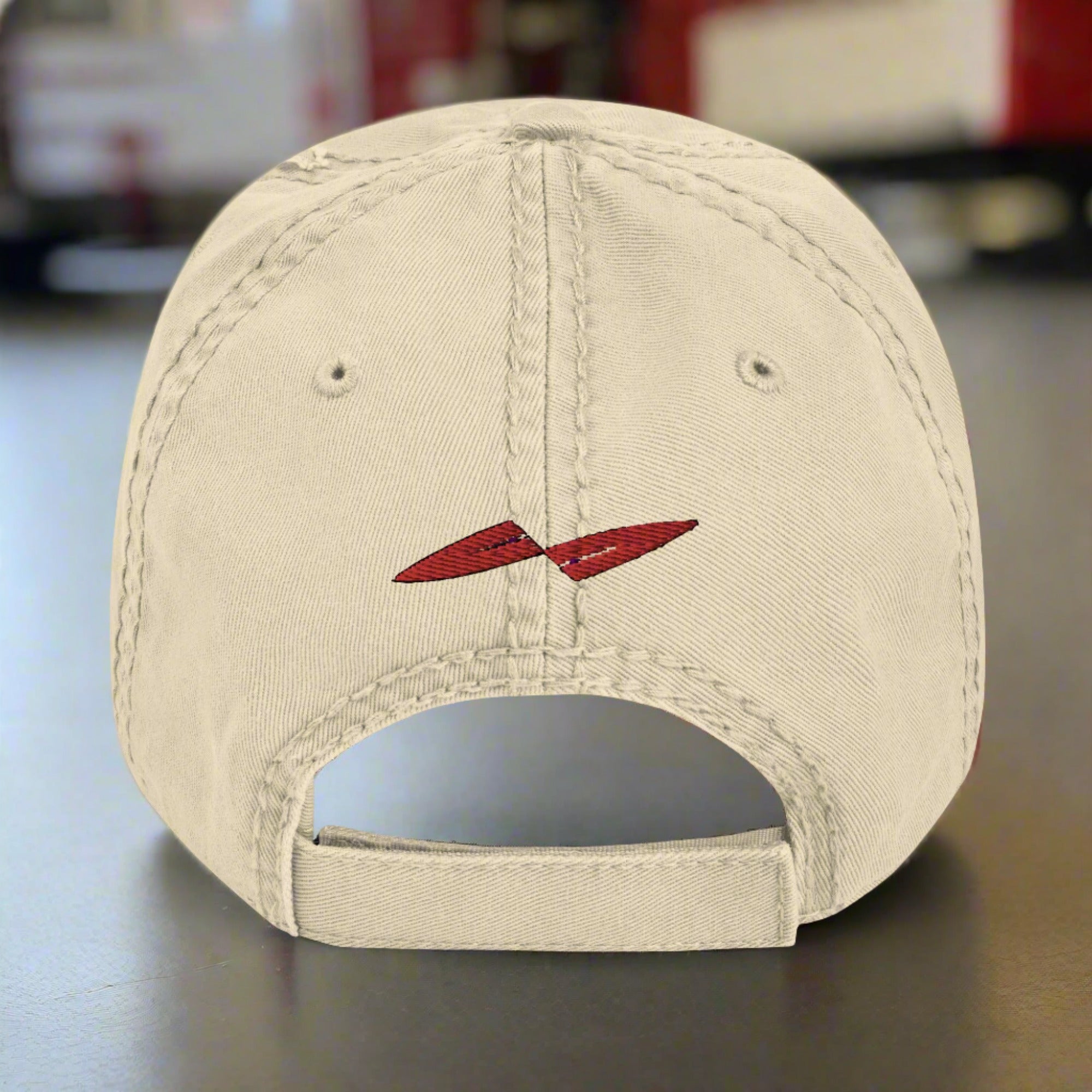 back of a baseball cap