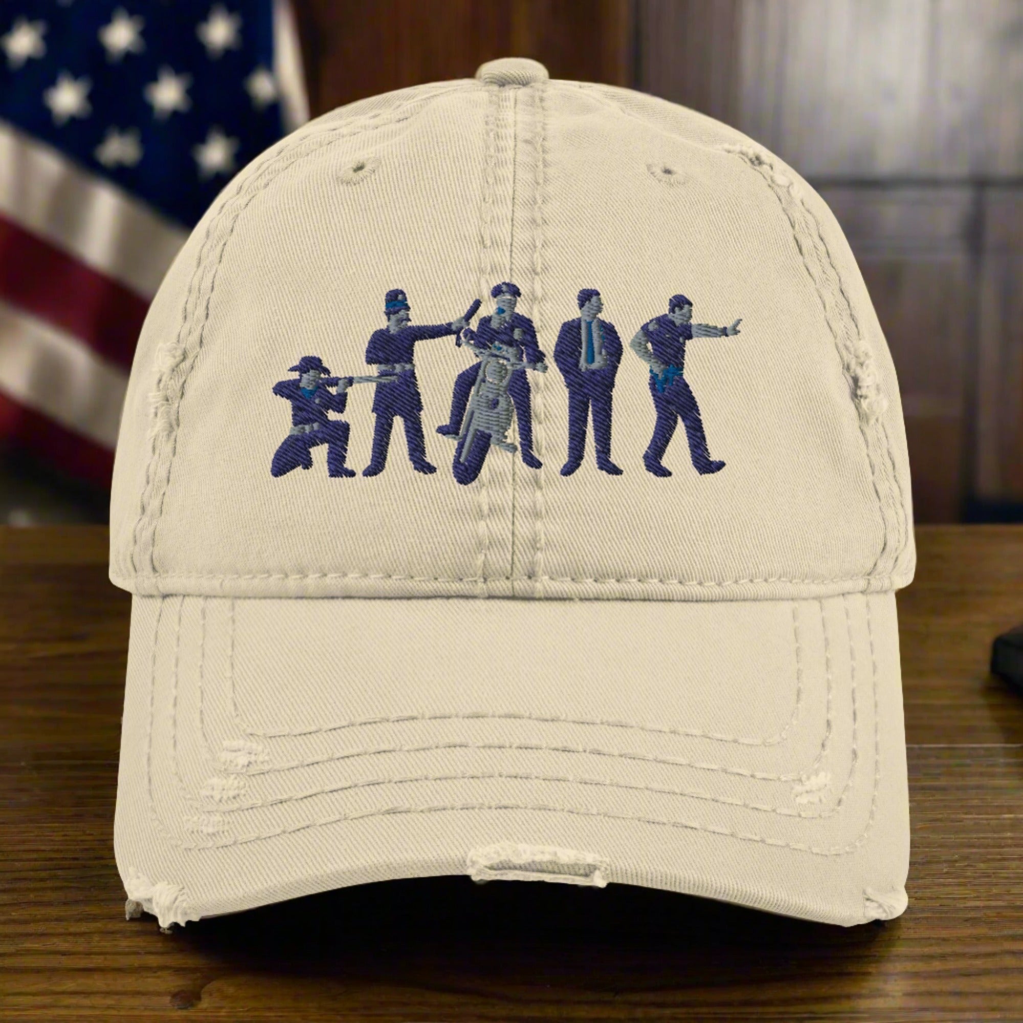 a baseball cap