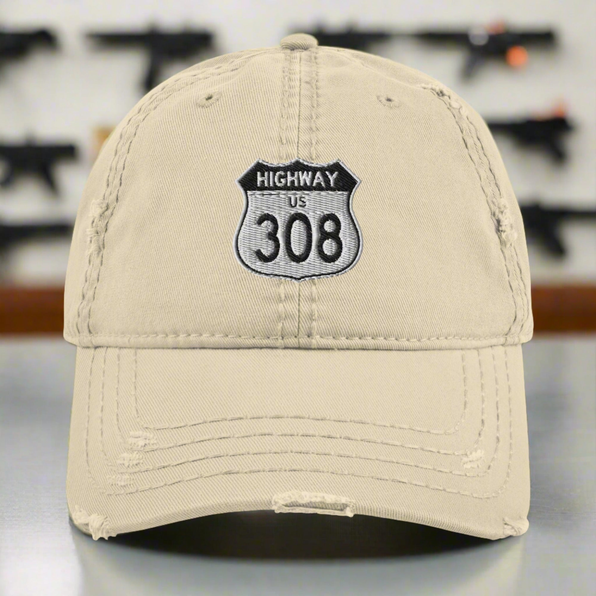 a baseball cap