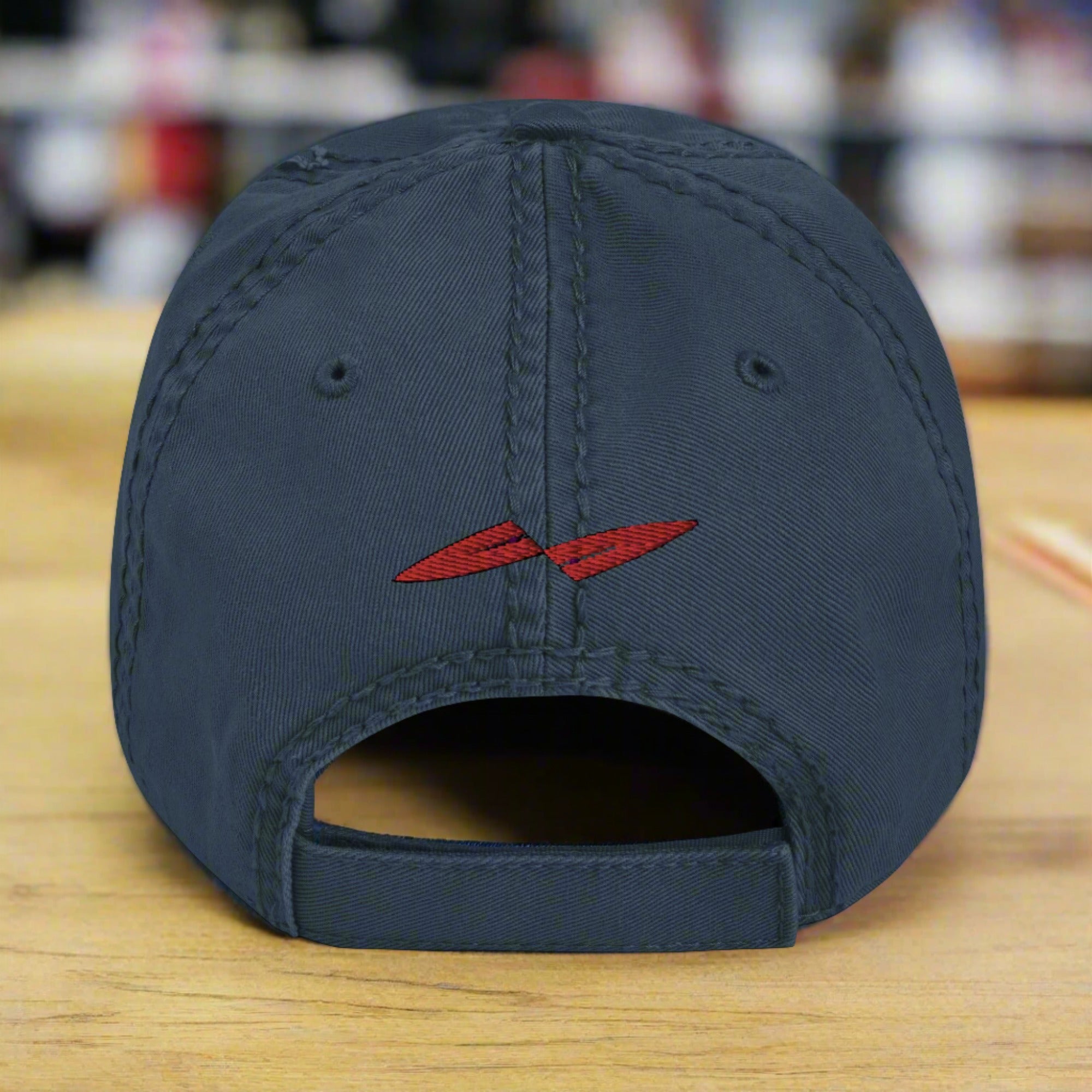 a baseball cap
