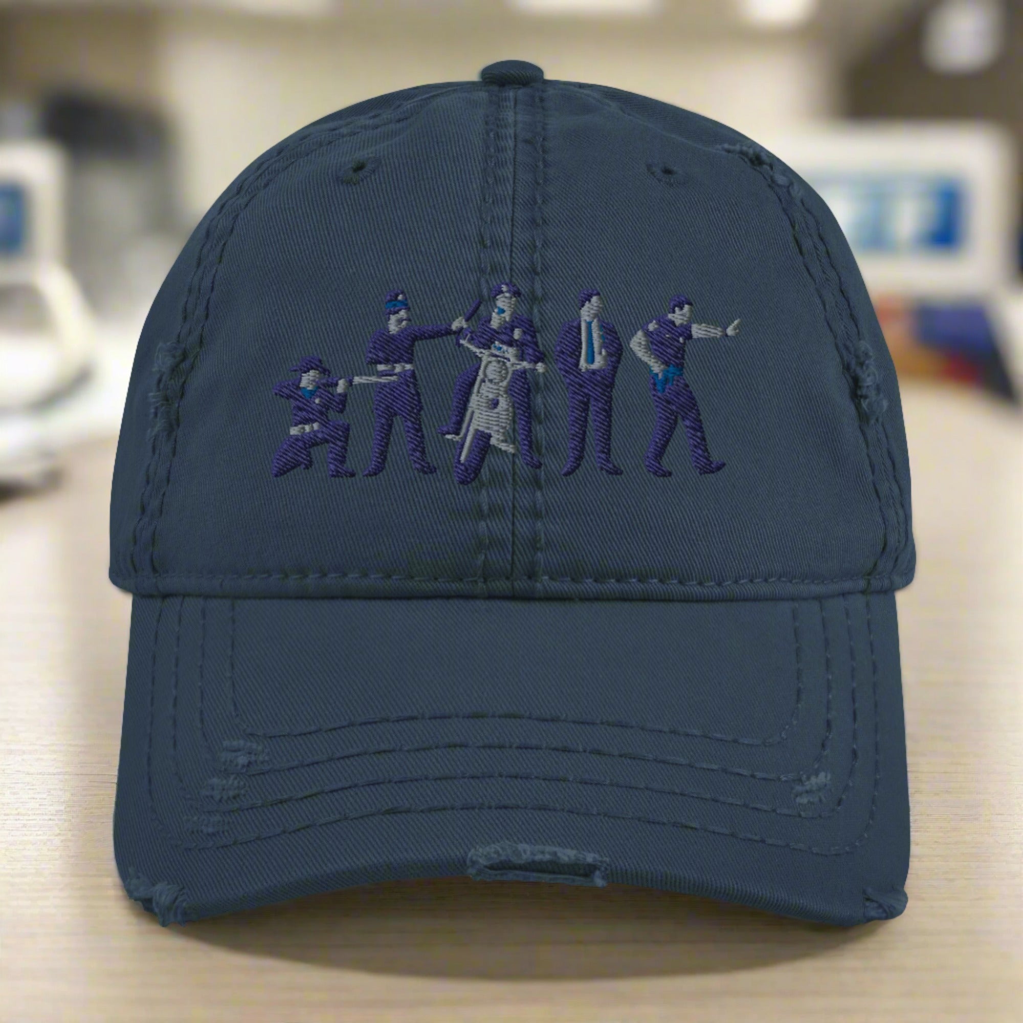 a baseball cap
