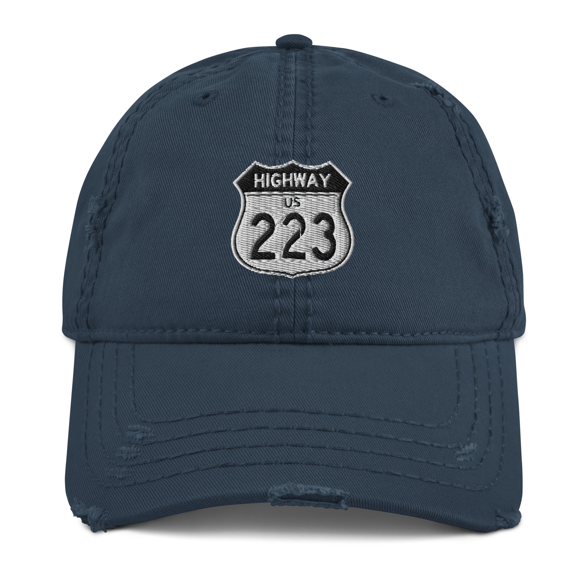 Highway 223 Distressed Dad Hat