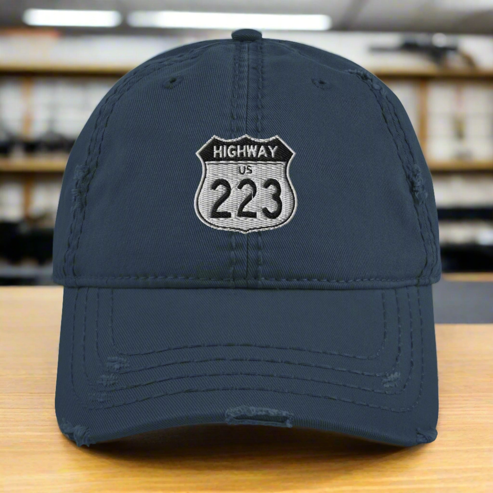 a baseball cap