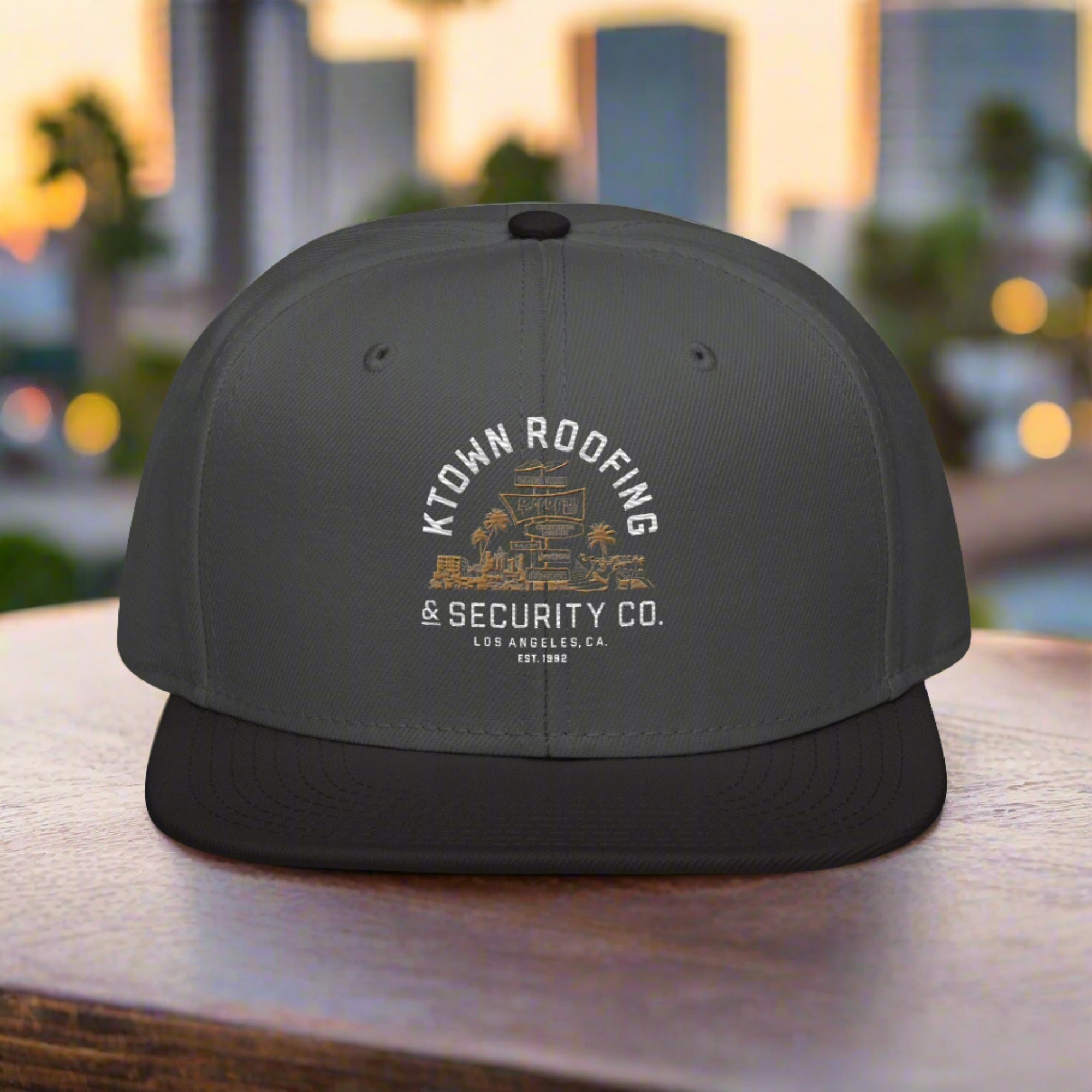 a snapback cap