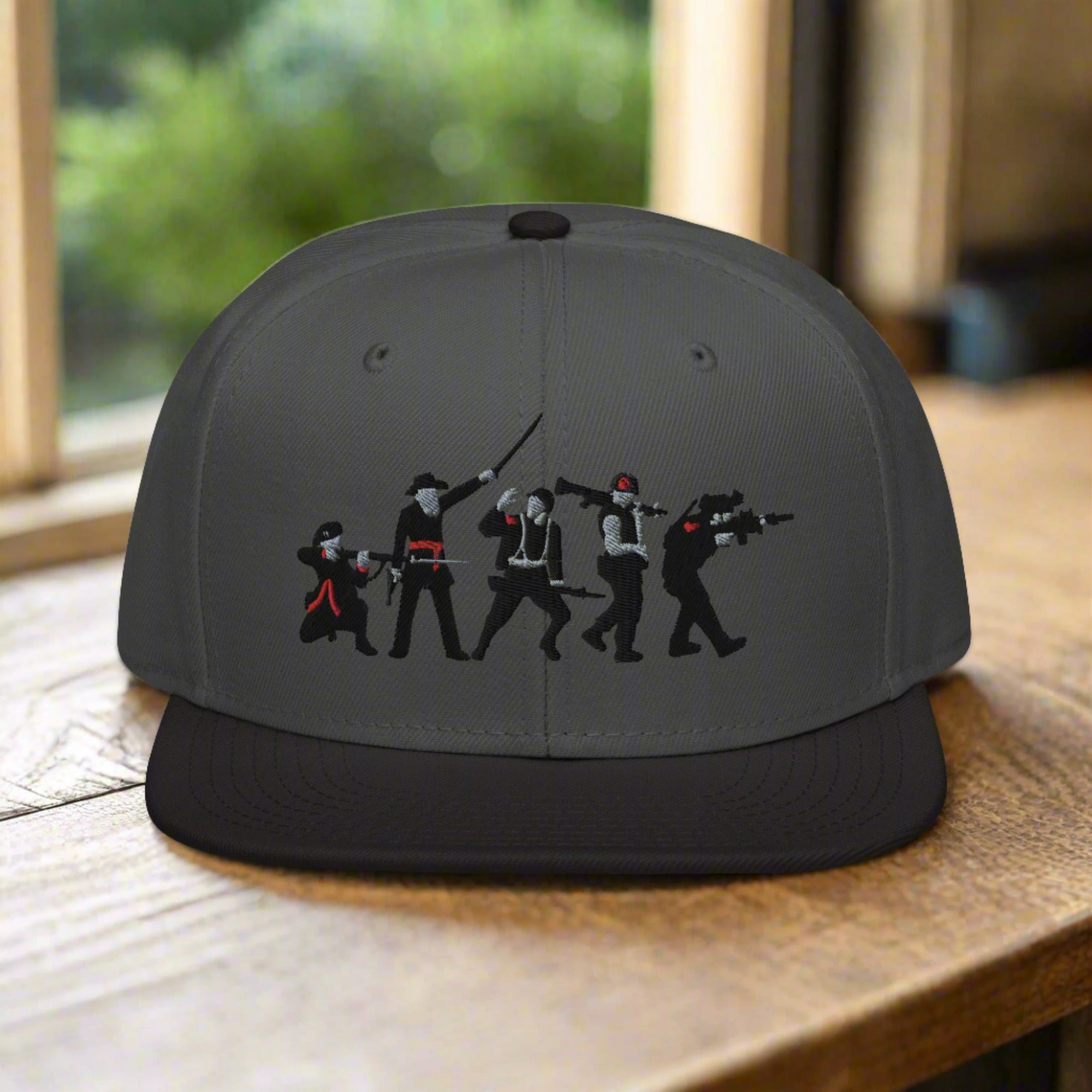 a snapback cap