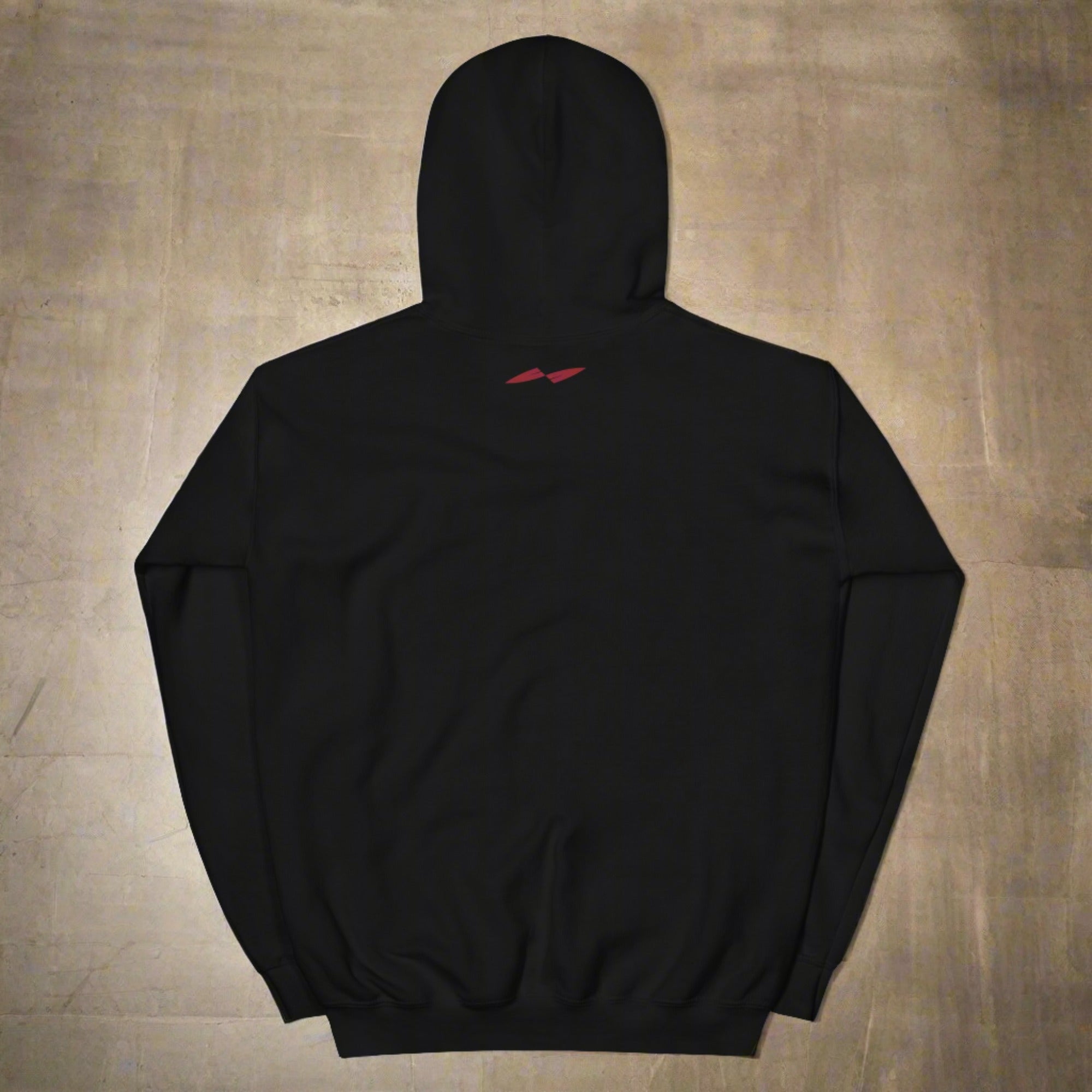 a flat hoodie