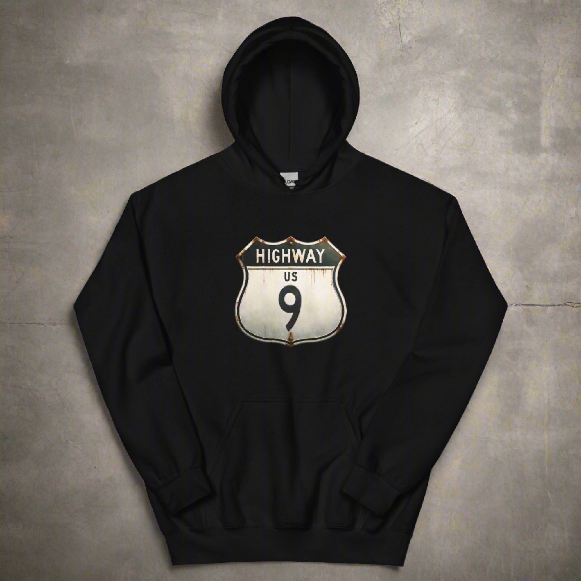 a flat hoodie