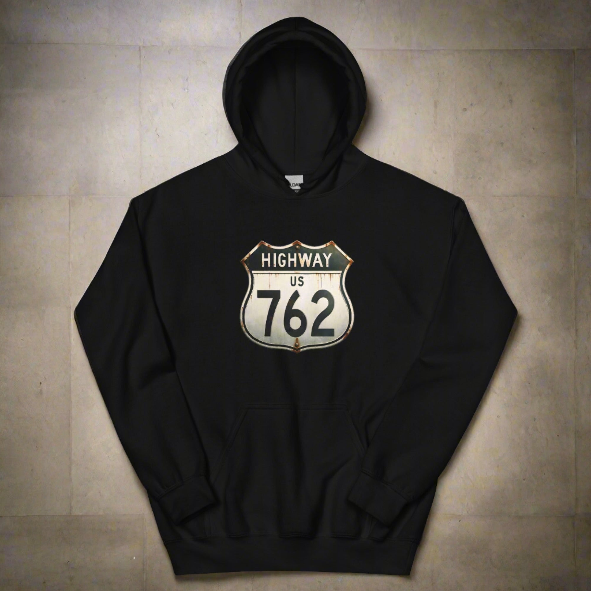 a flat hoodie