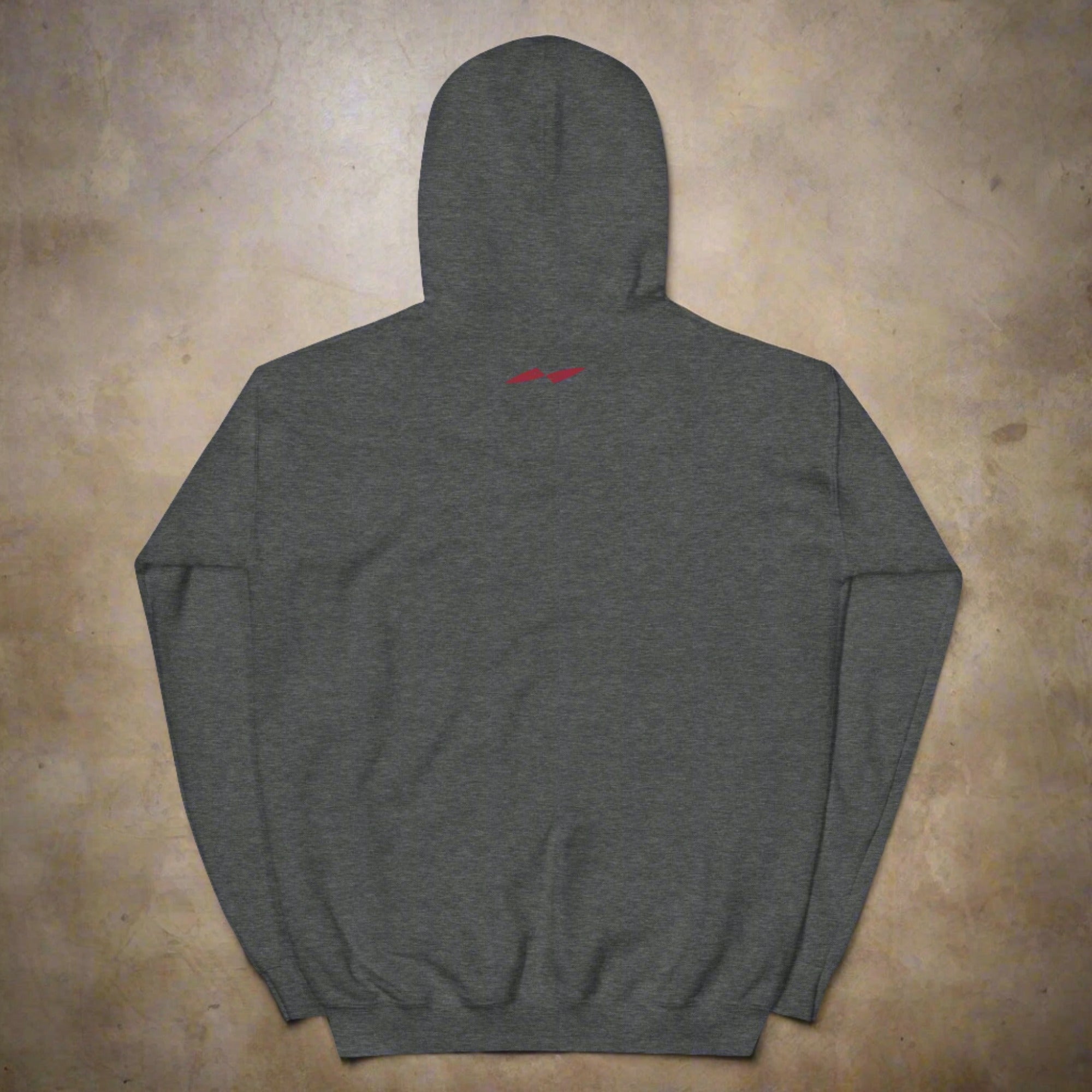 a flat hoodie