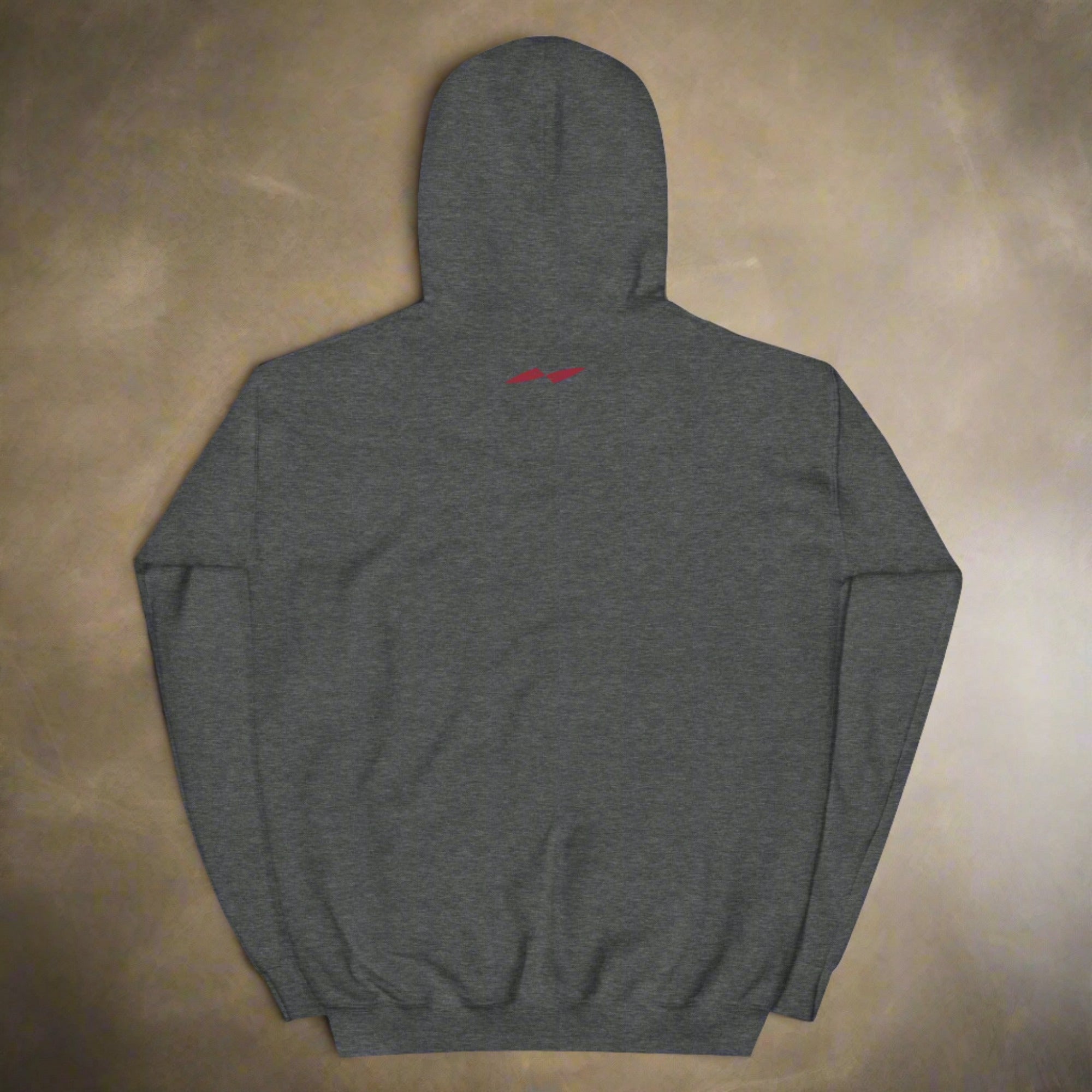 a flat hoodie