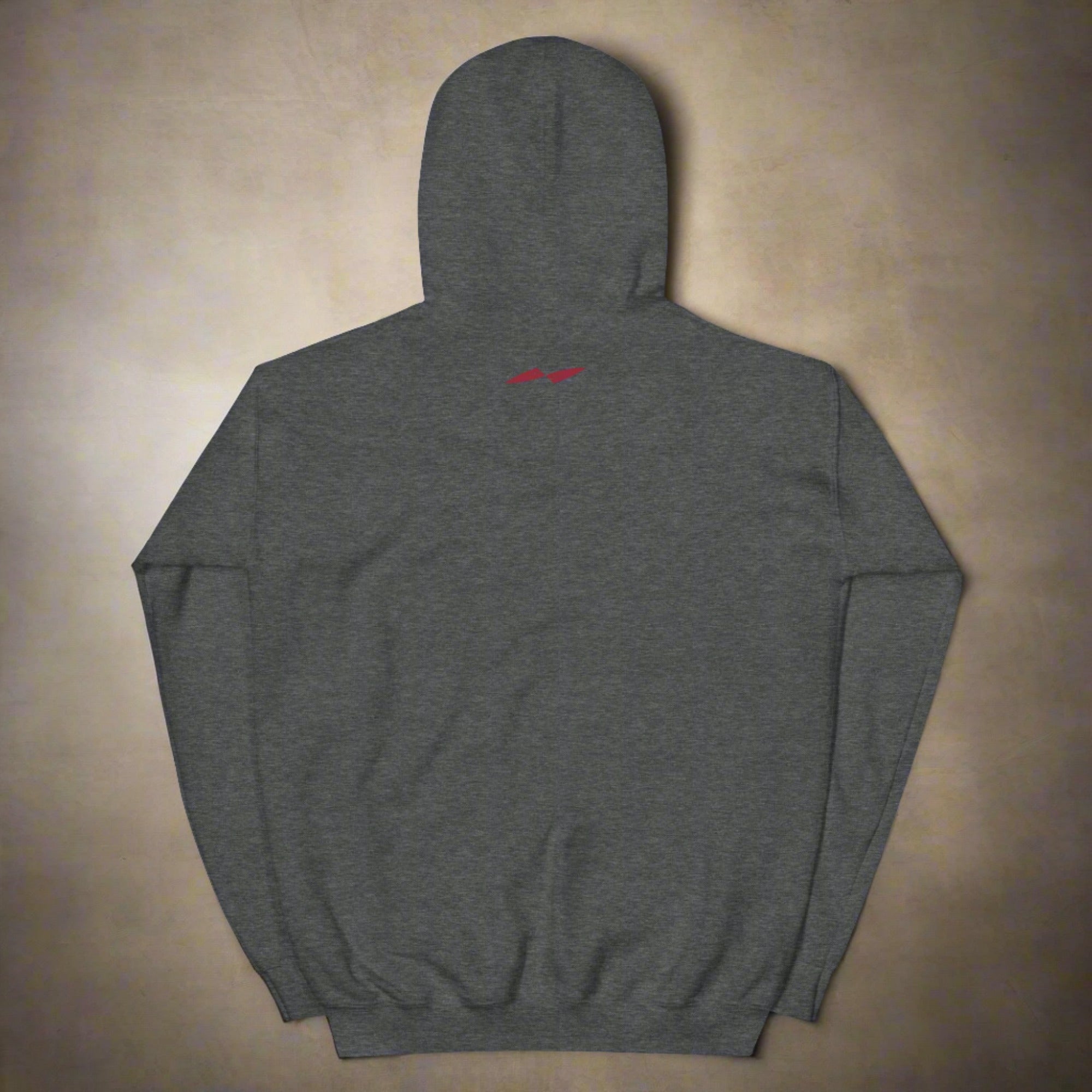a flat hoodie