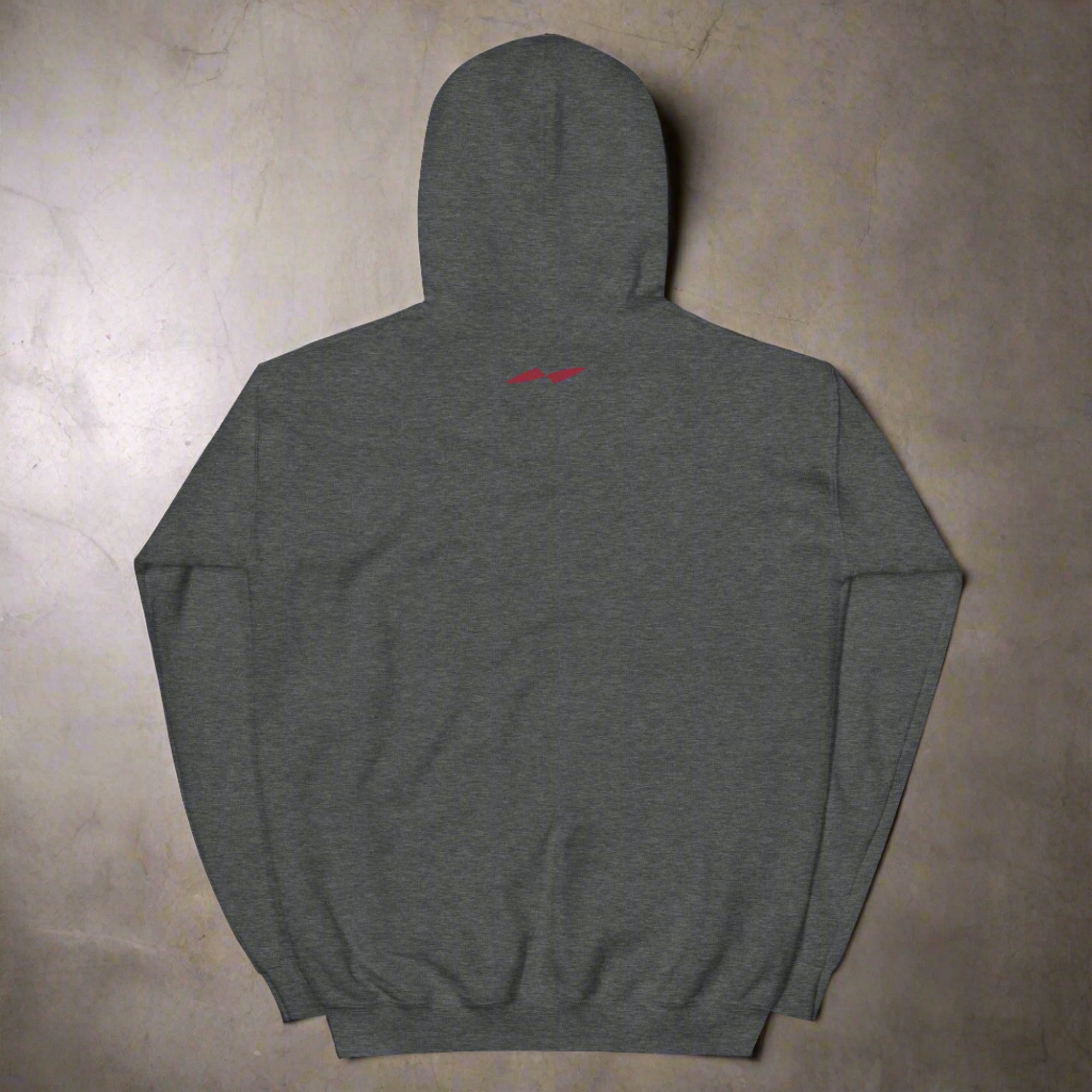 a flat hoodie