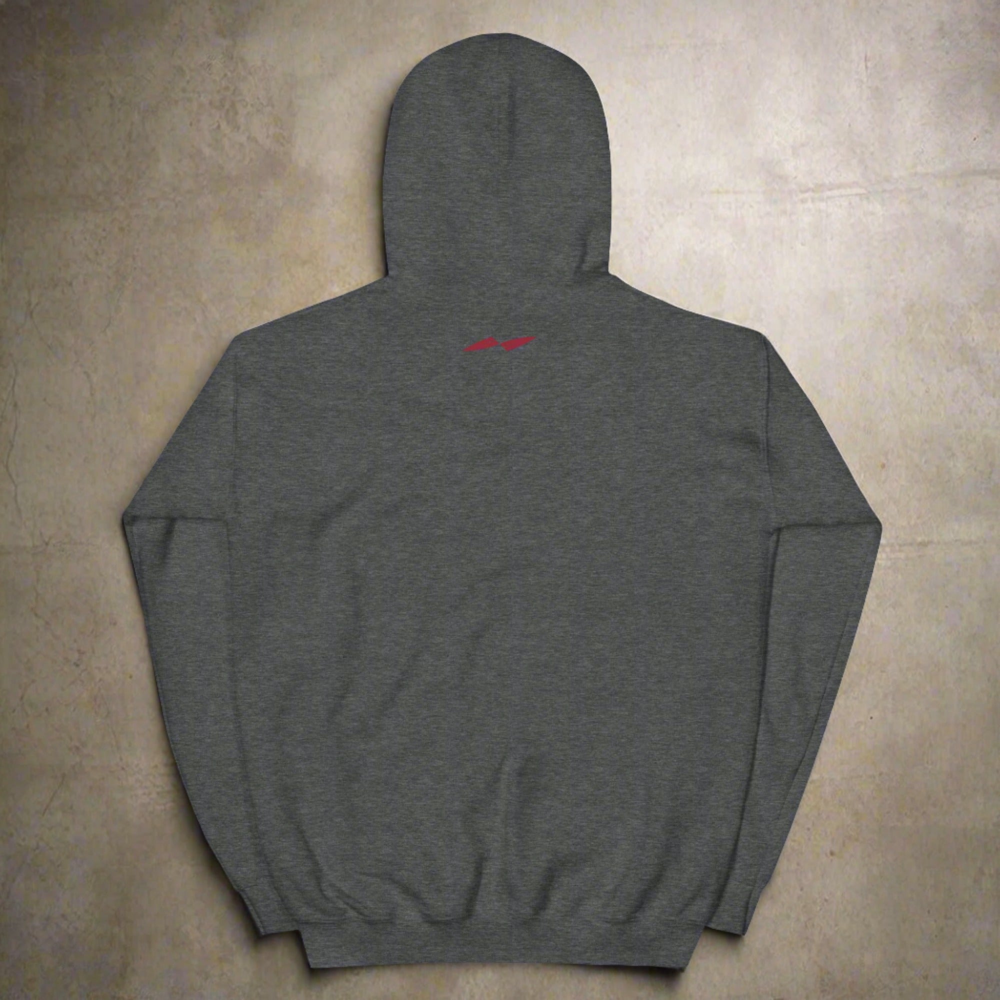 a flat hoodie