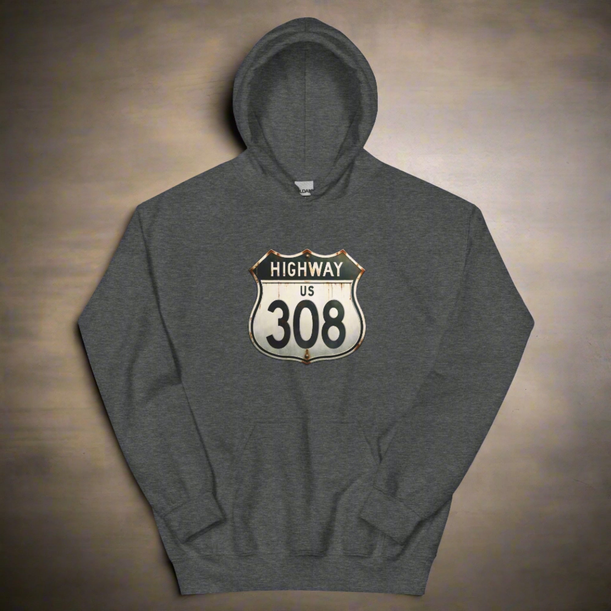 a flat hoodie