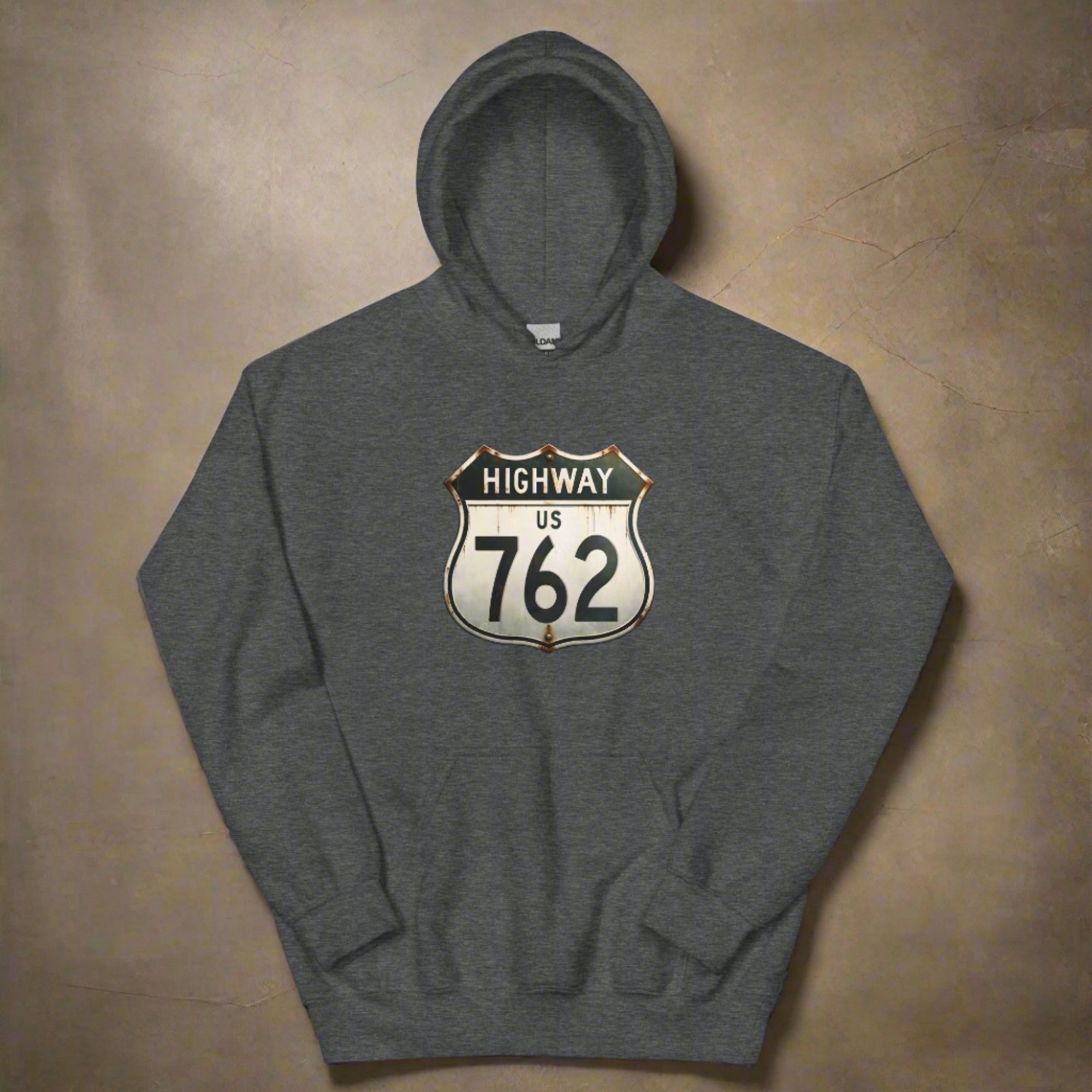 a flat hoodie