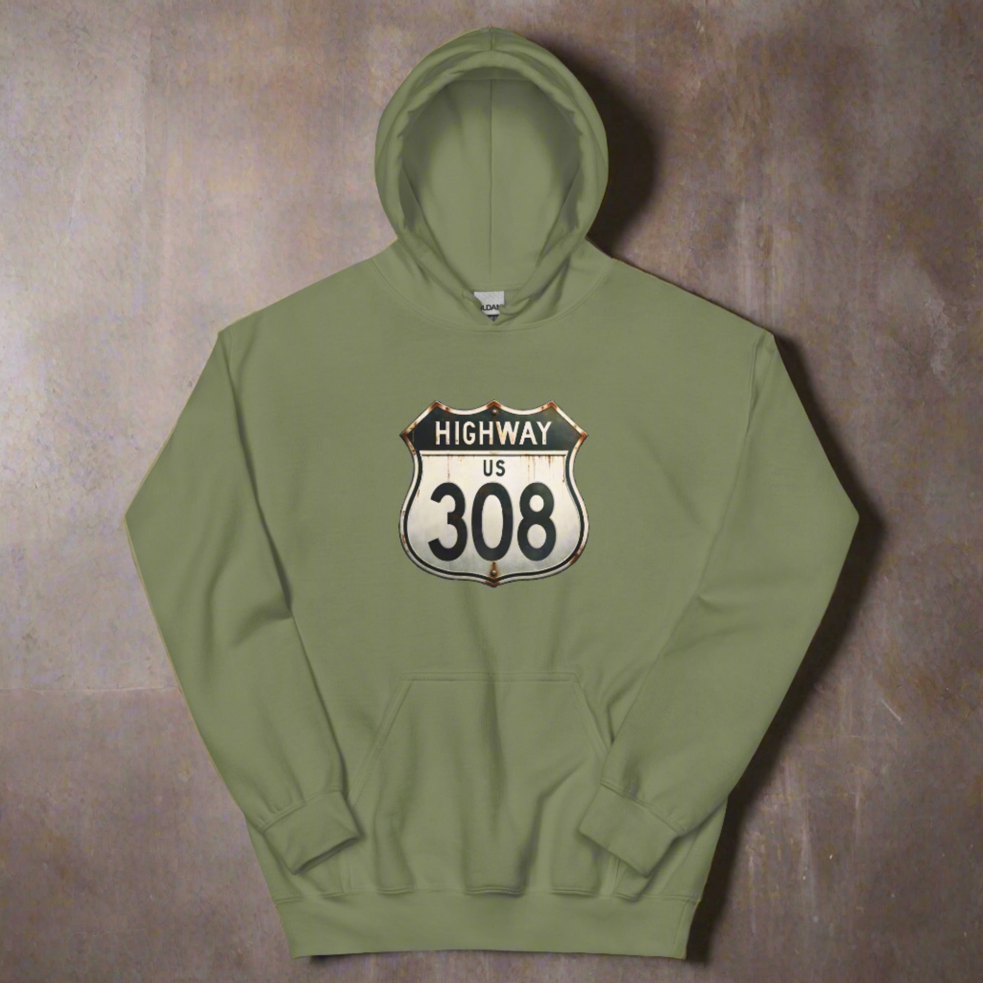 a flat hoodie