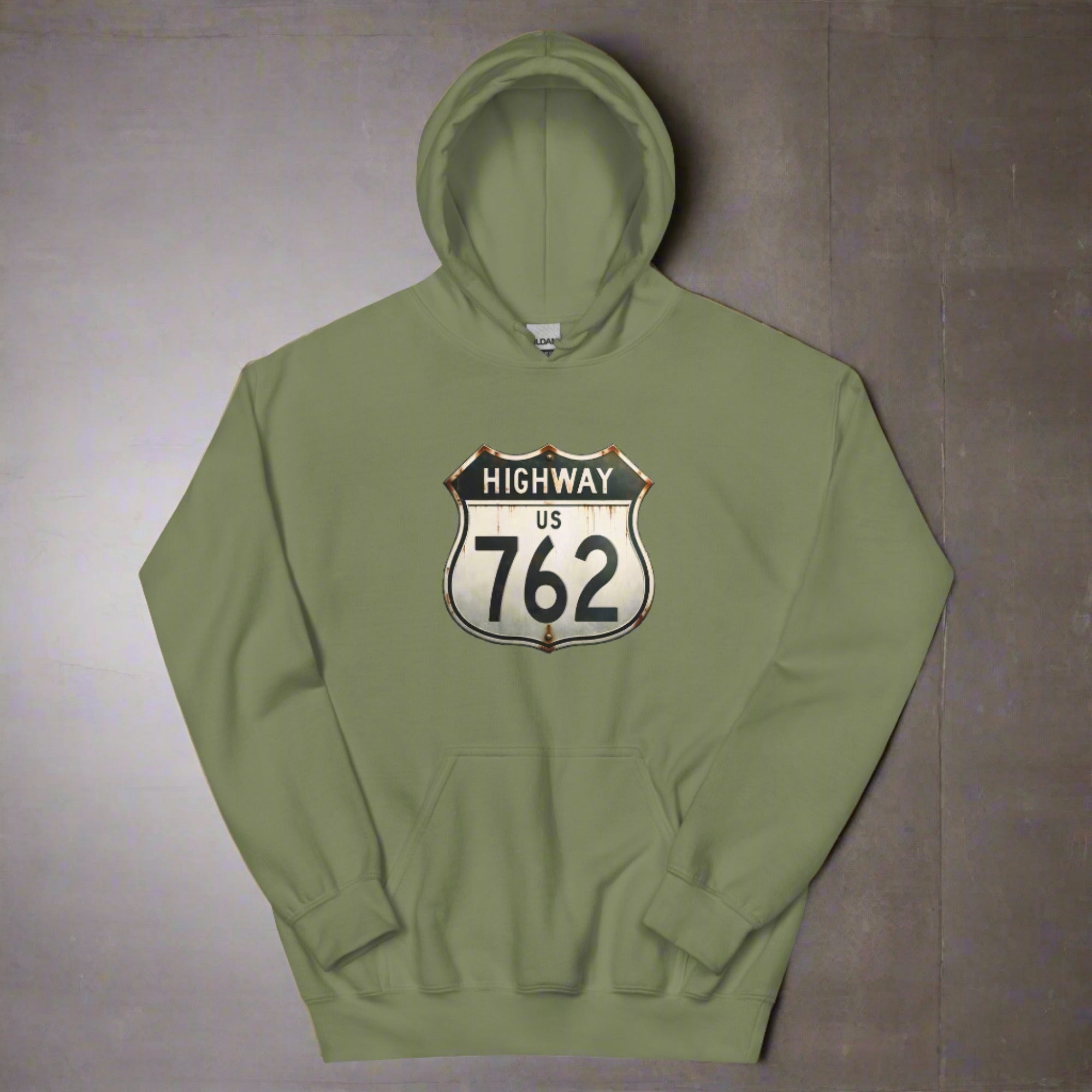 a flat hoodie