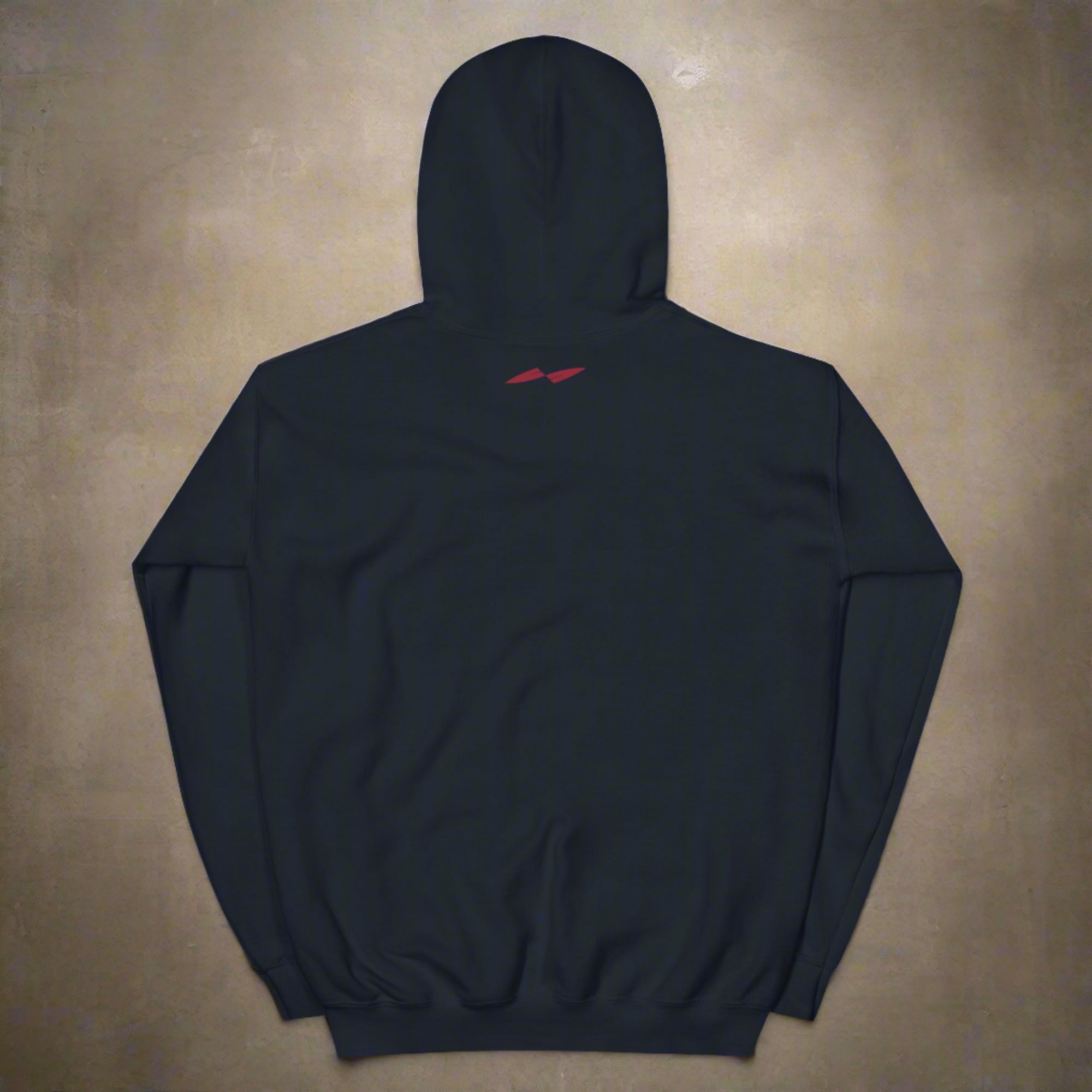 a flat hoodie