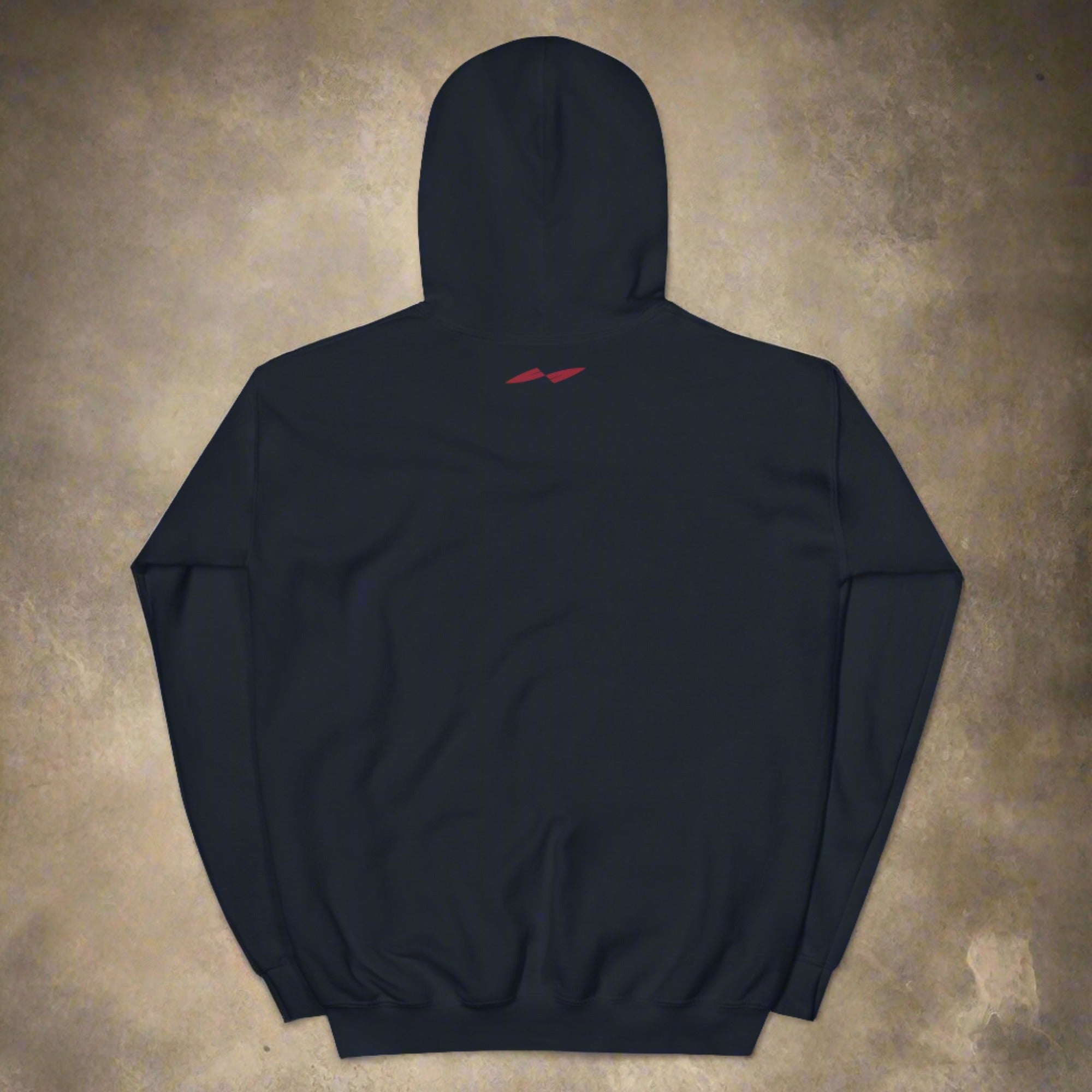 a flat hoodie
