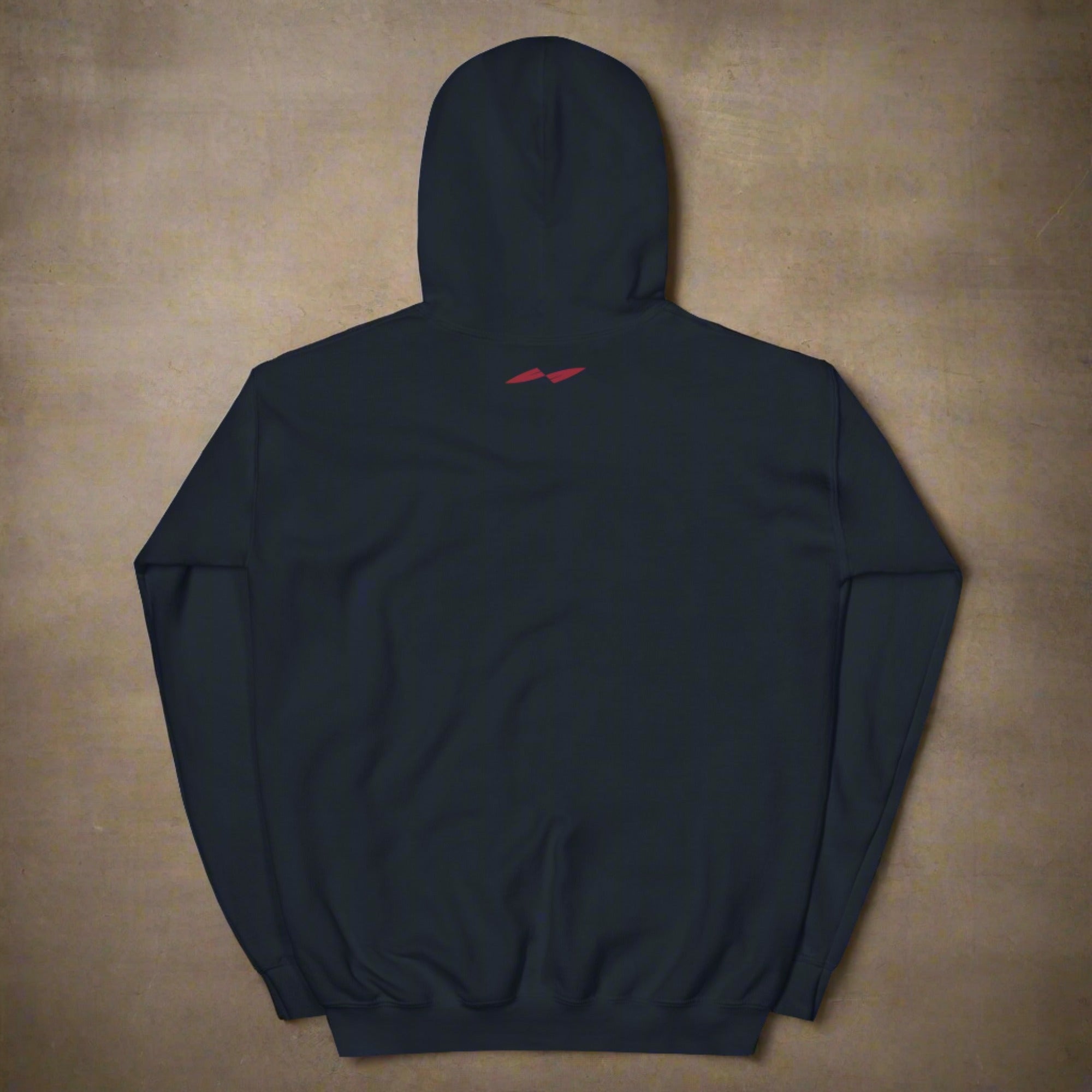a flat hoodie
