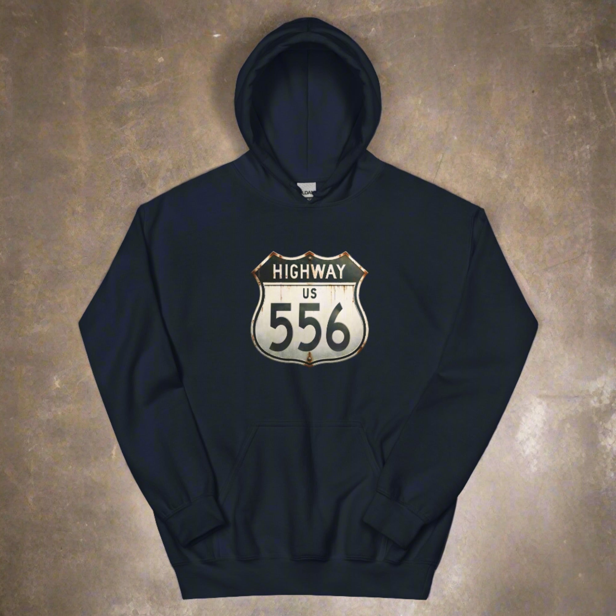 a flat hoodie