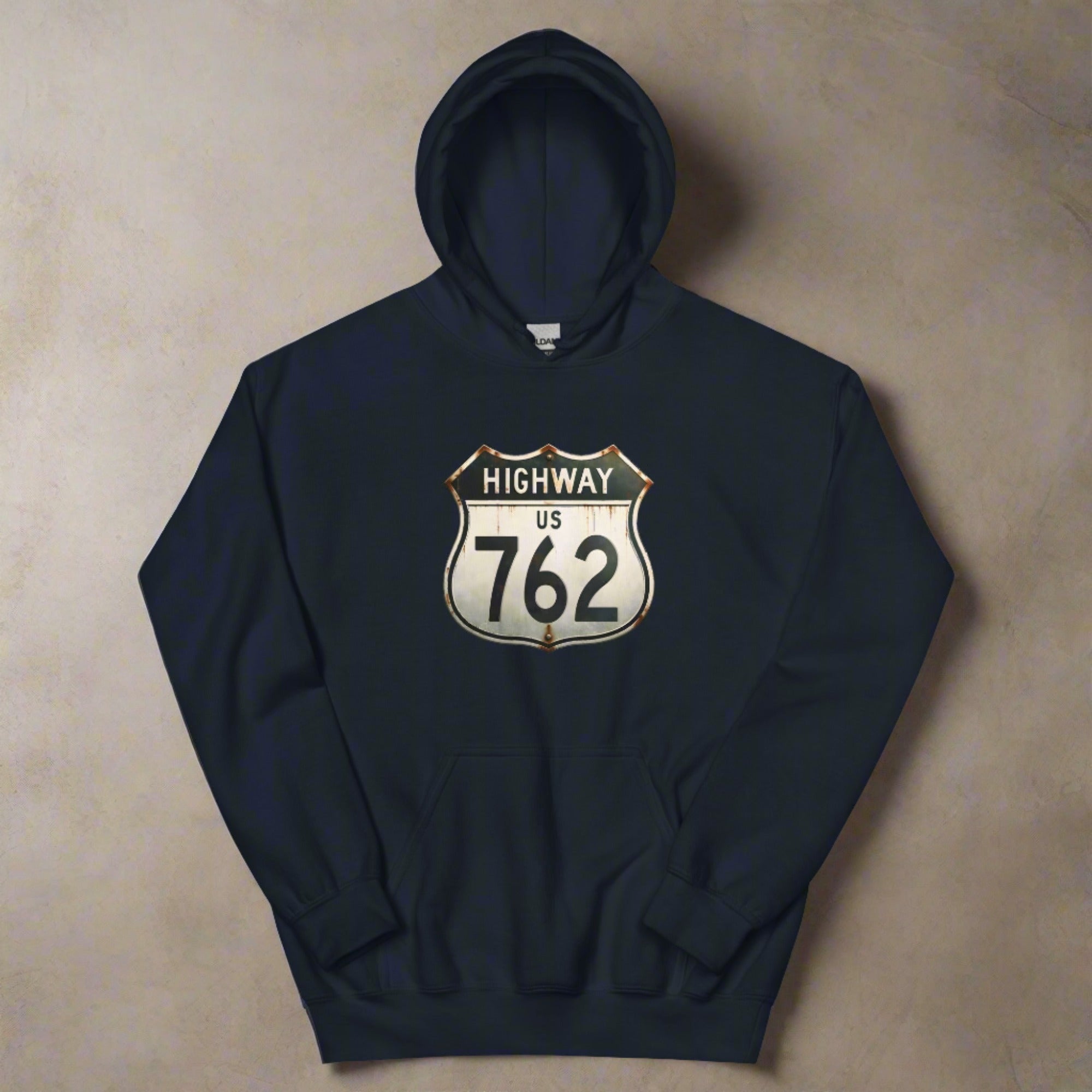 a flat hoodie