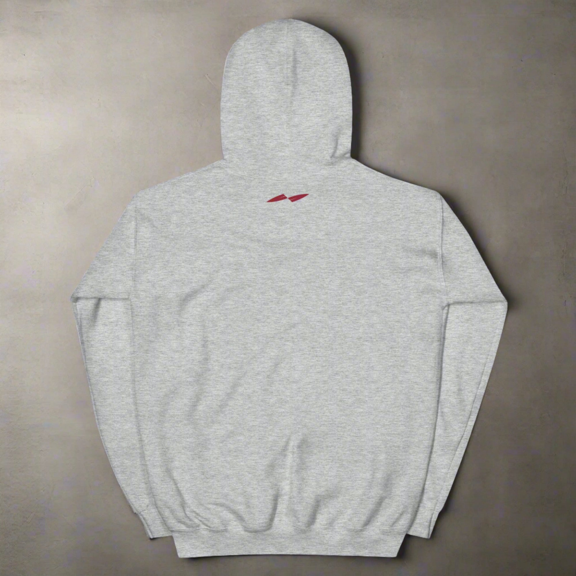 a flat hoodie