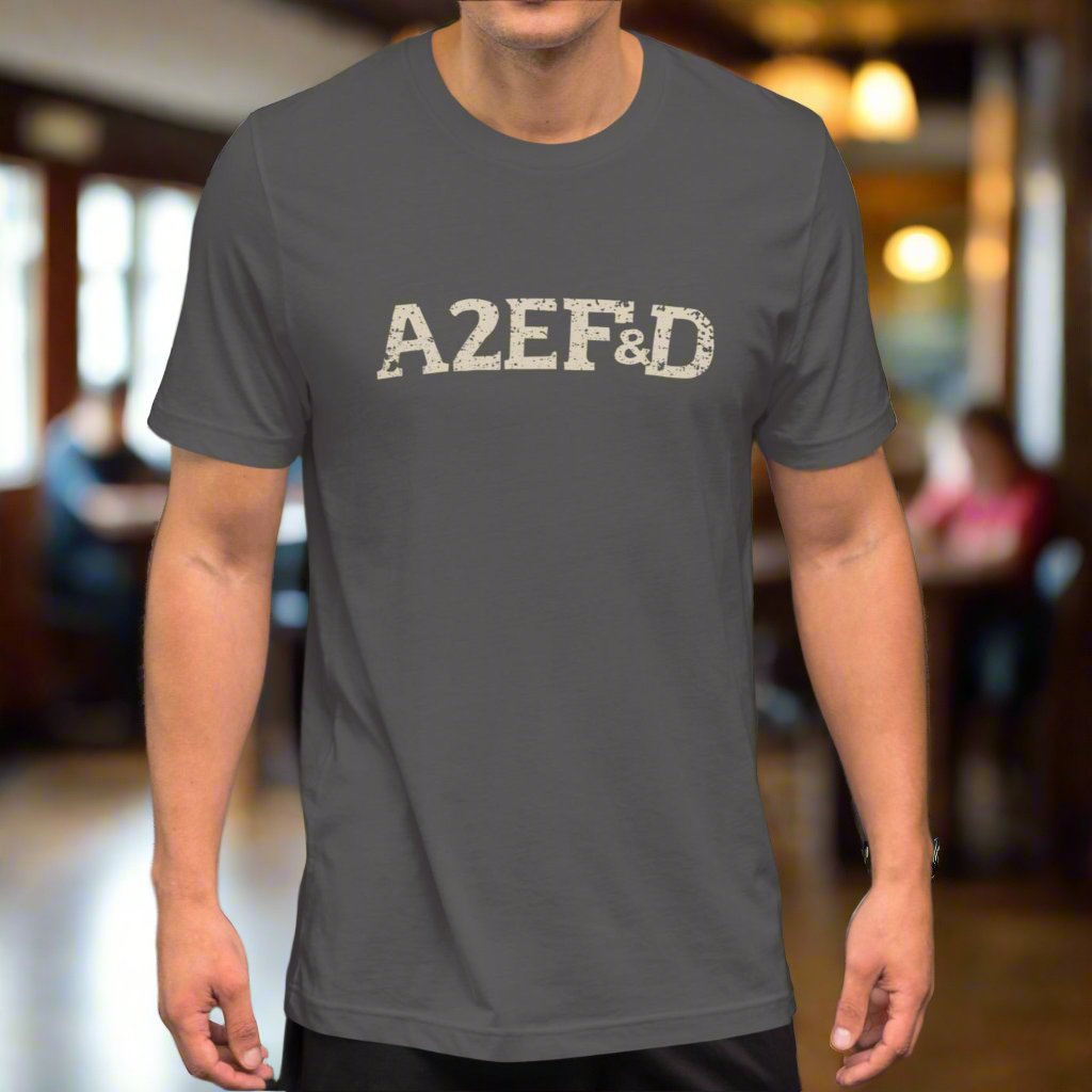 man wearing a t-shirt