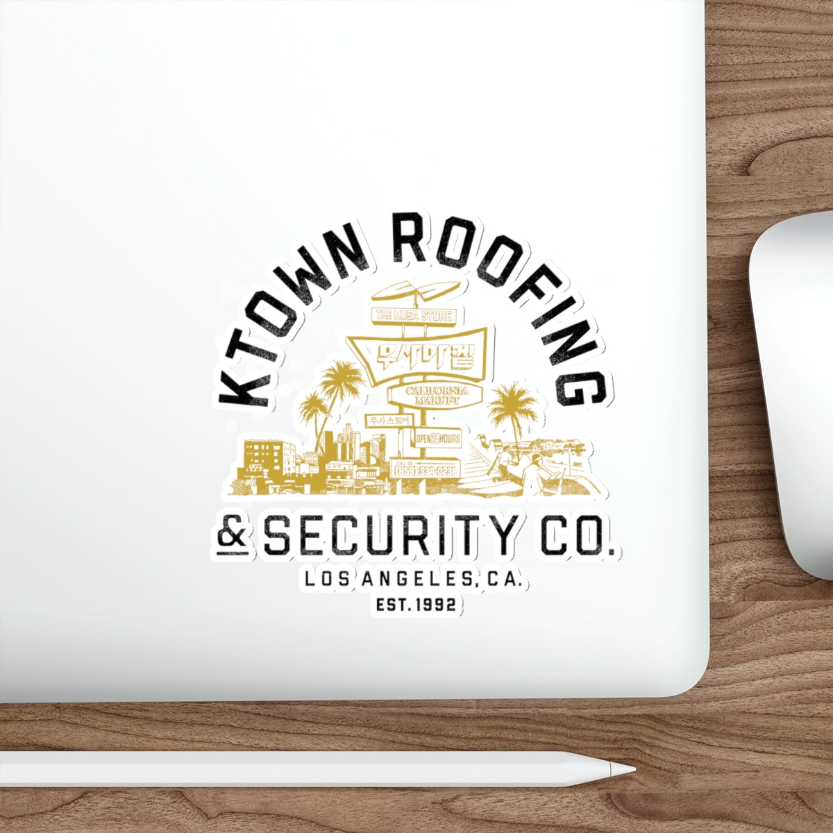 Ktown Roofing & Security Co. Die-Cut Stickers