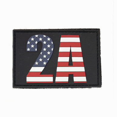 2A Second Amendment Patch American Flag