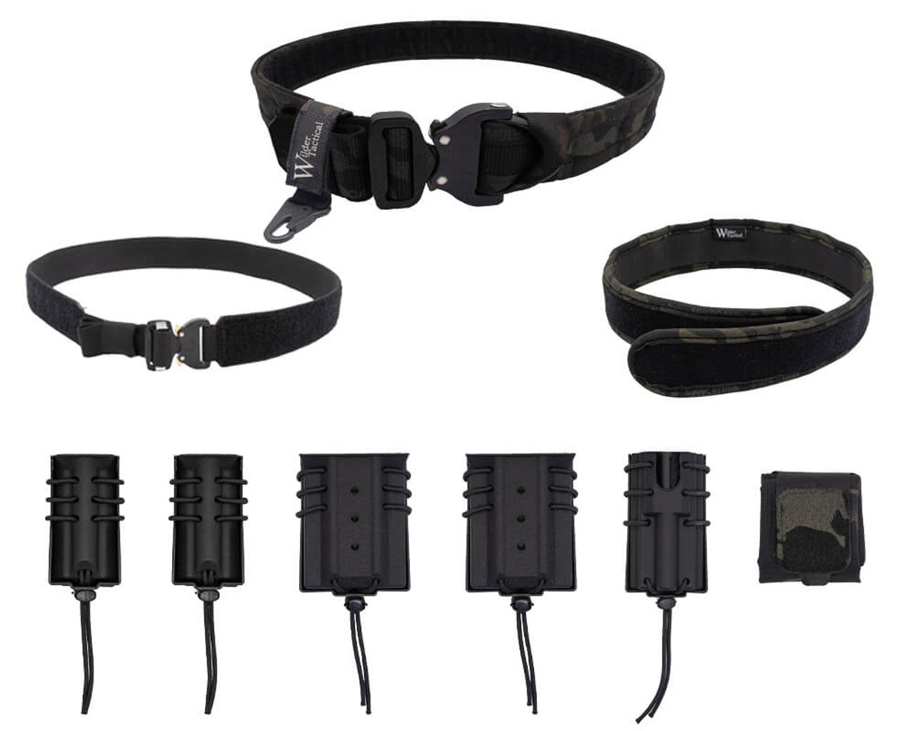 Wilder Tactical Urban Assault Kit with Inner Belt and Urban Assault Pad (MultiCam Black)