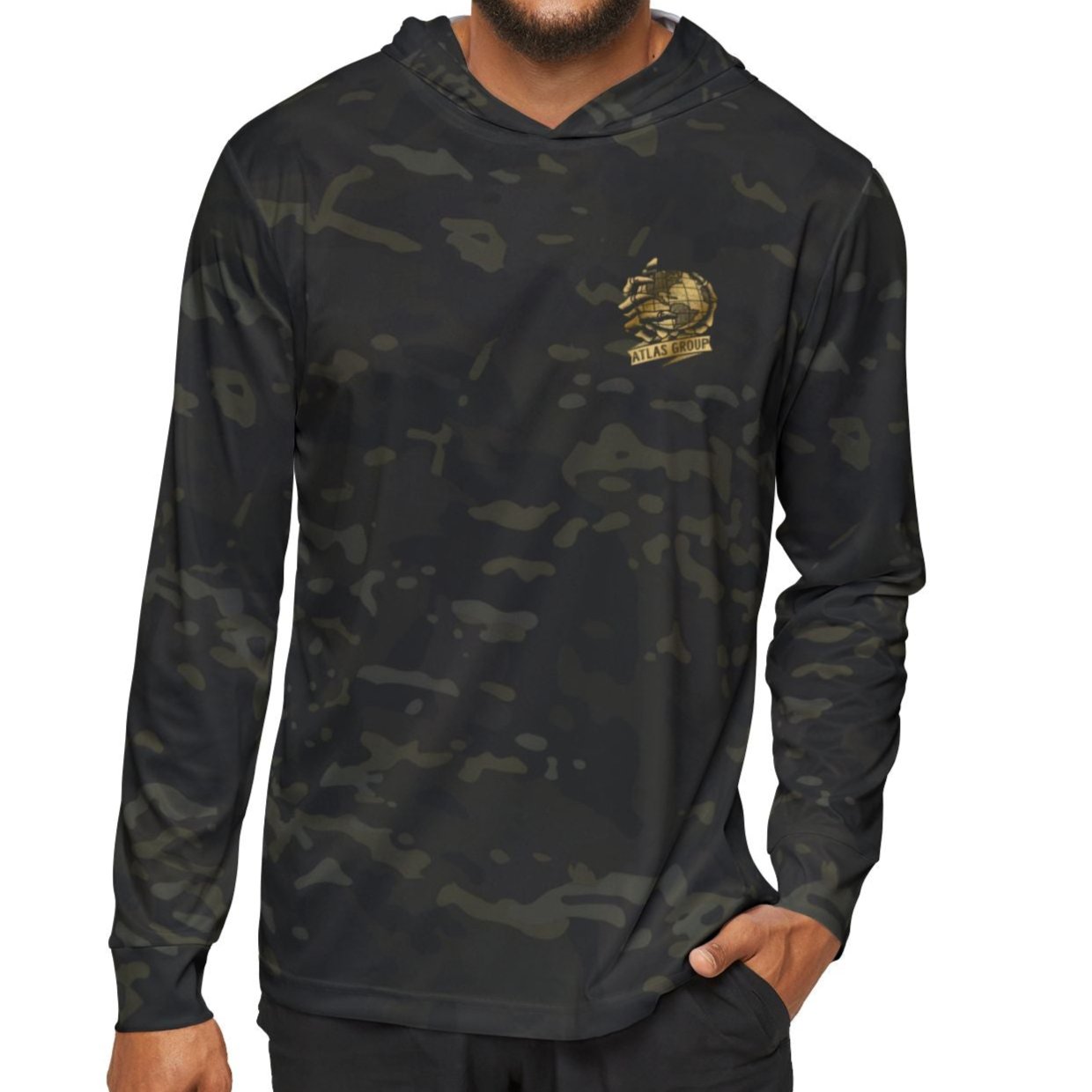 Atlas Group Multicam Black Warmup Hoodie