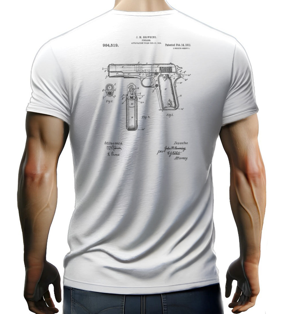 Browning 1911 Patent T-Shirt