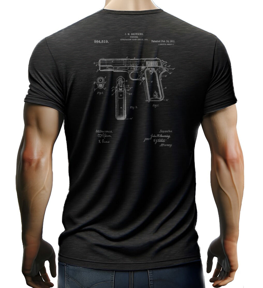 Browning 1911 Patent T-Shirt
