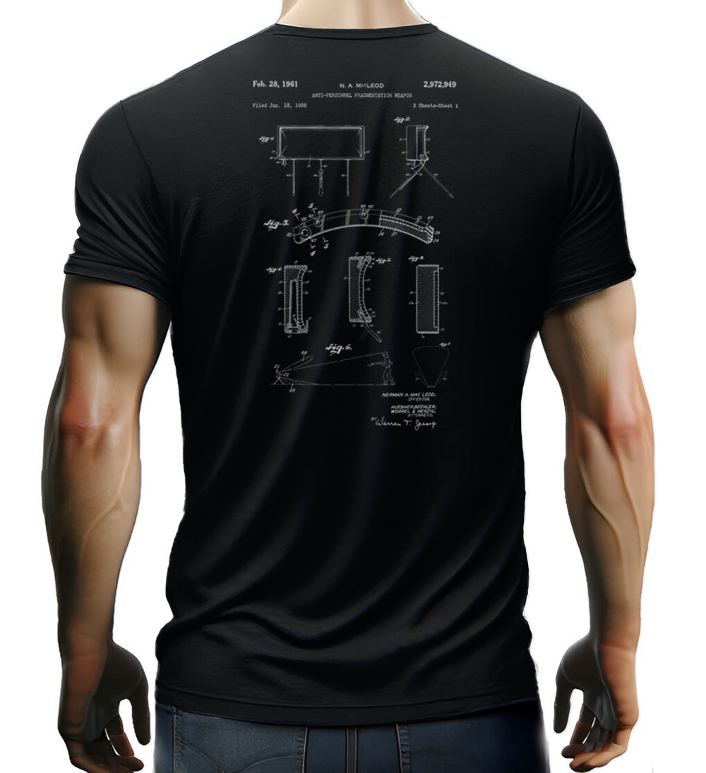 M18A1 Claymore Mine Patent T-shirt