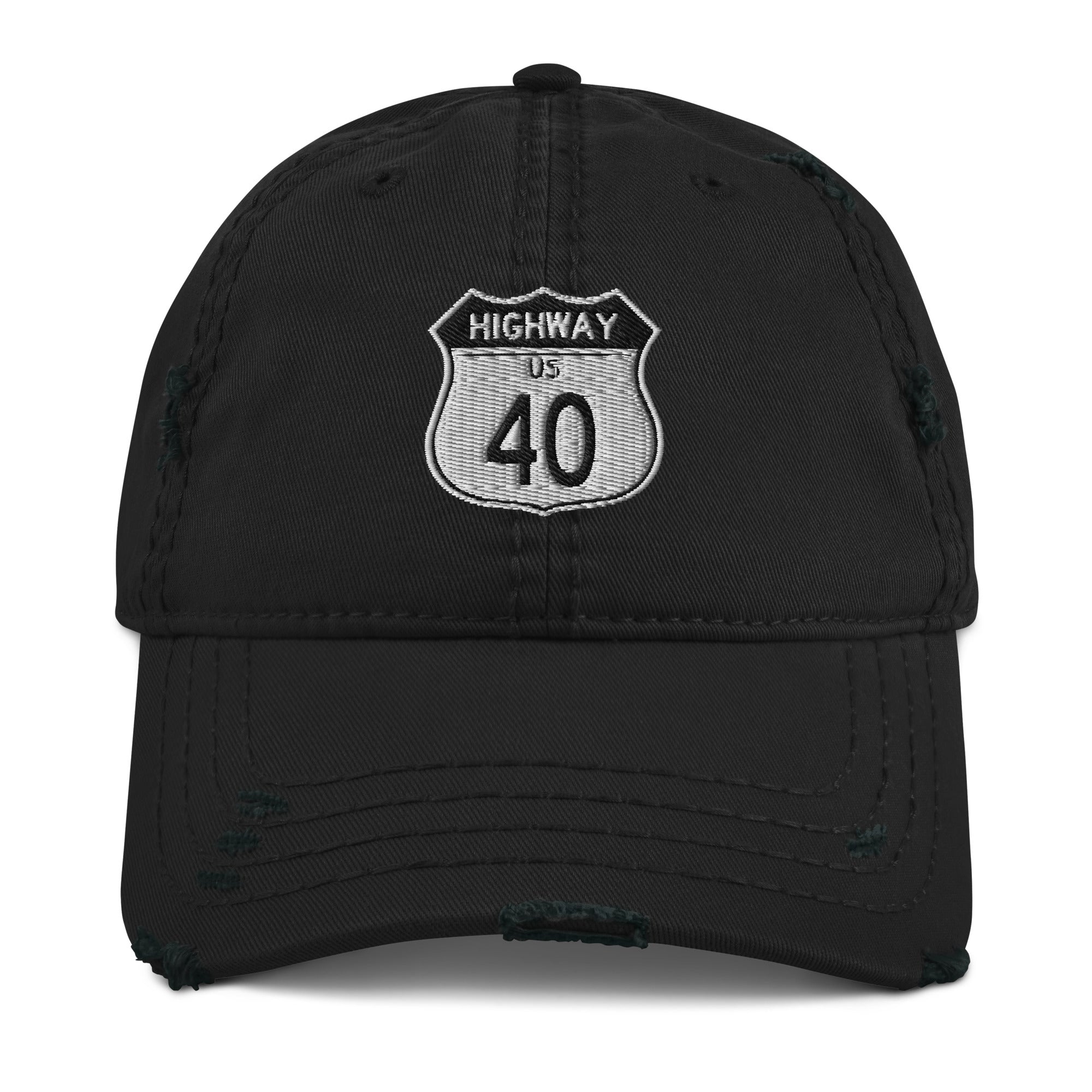 Highway 40 Distressed Dad Hat