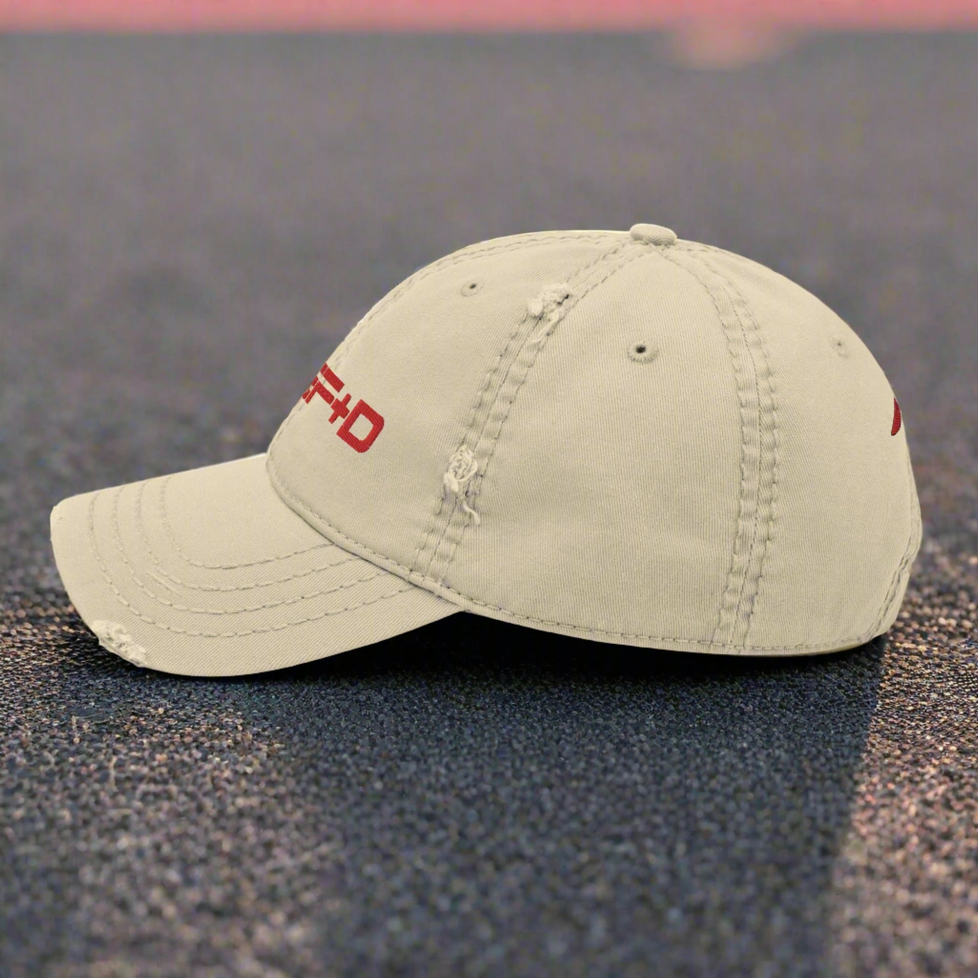 a baseball cap