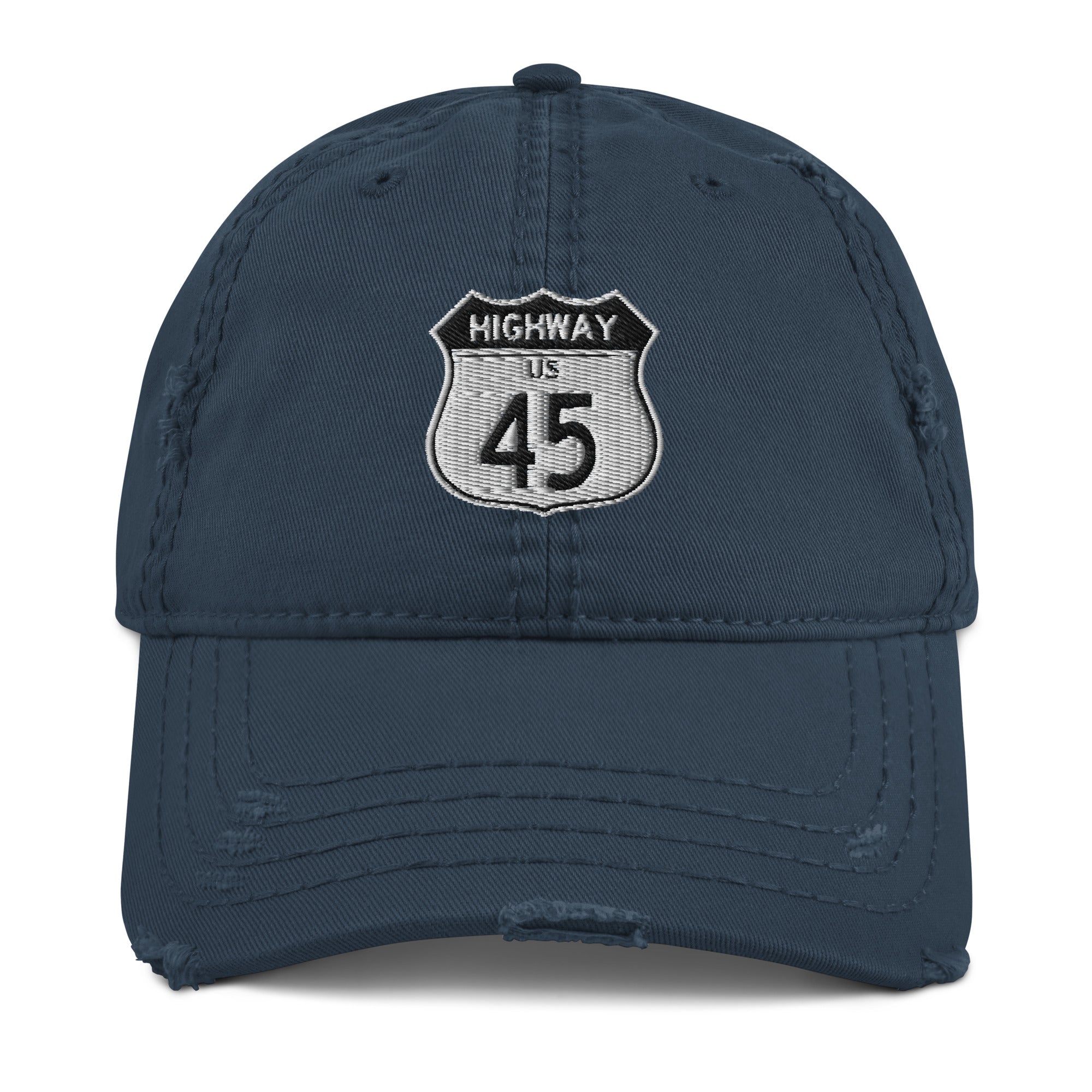 Highway 45 Distressed Dad Hat