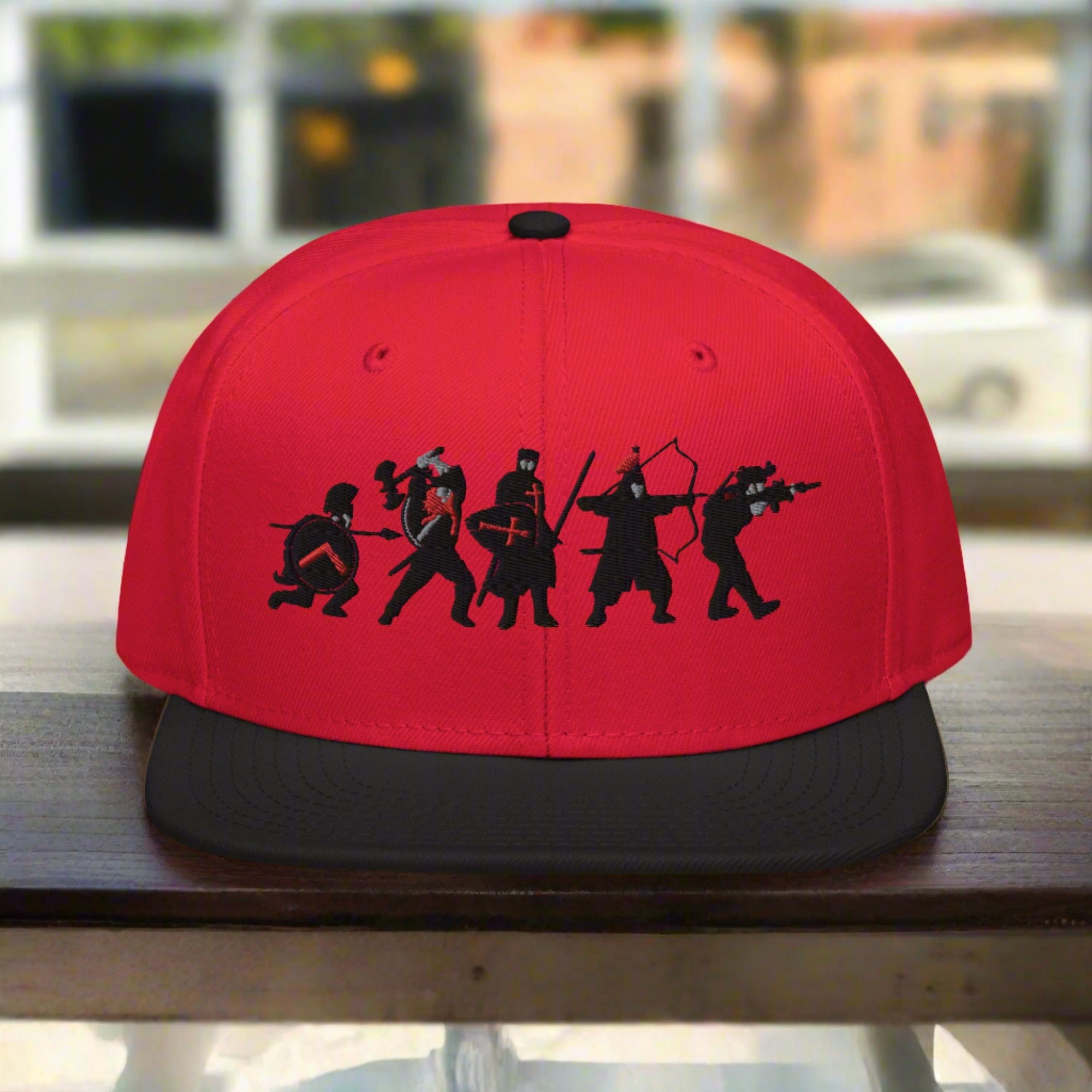 a snapback cap