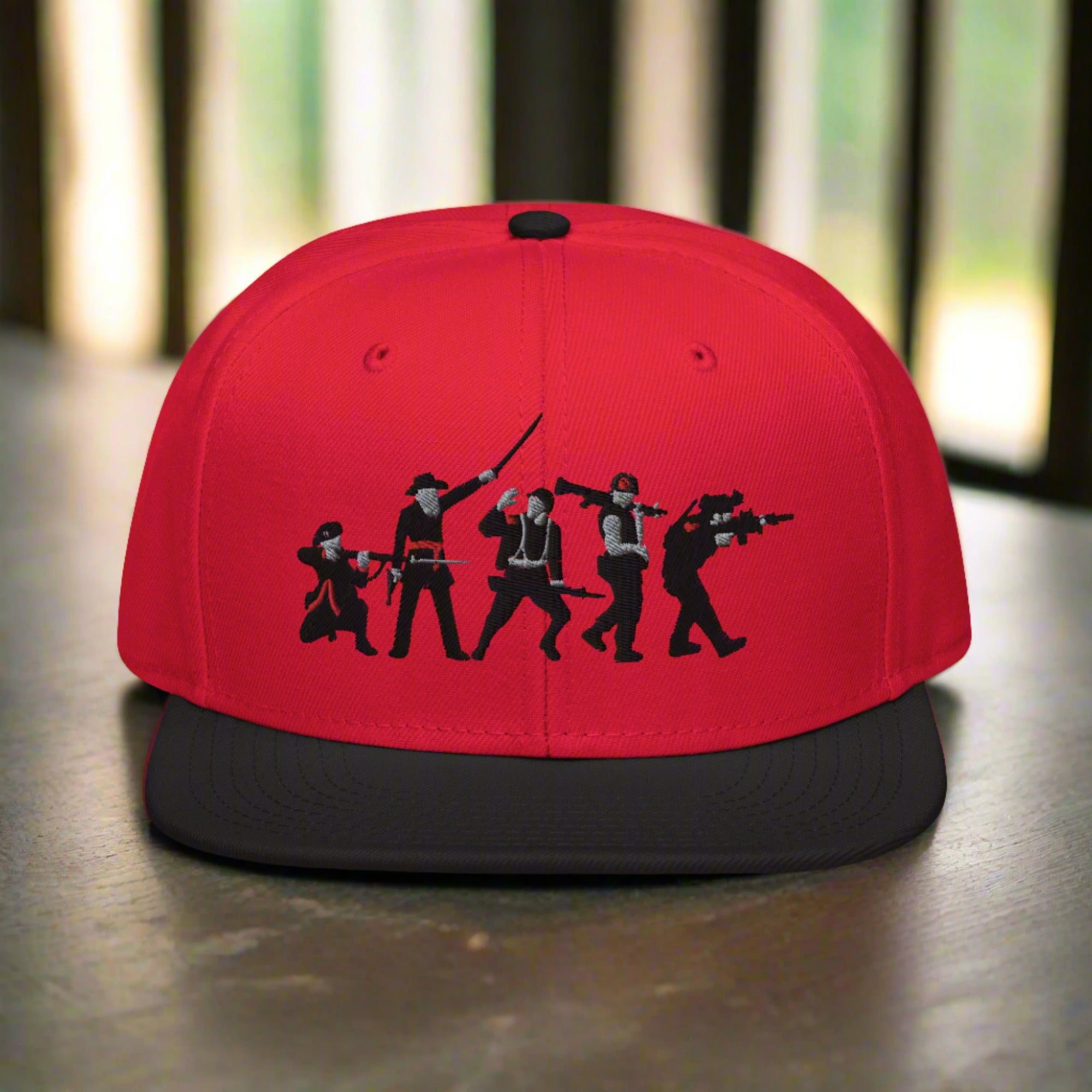 a snapback cap