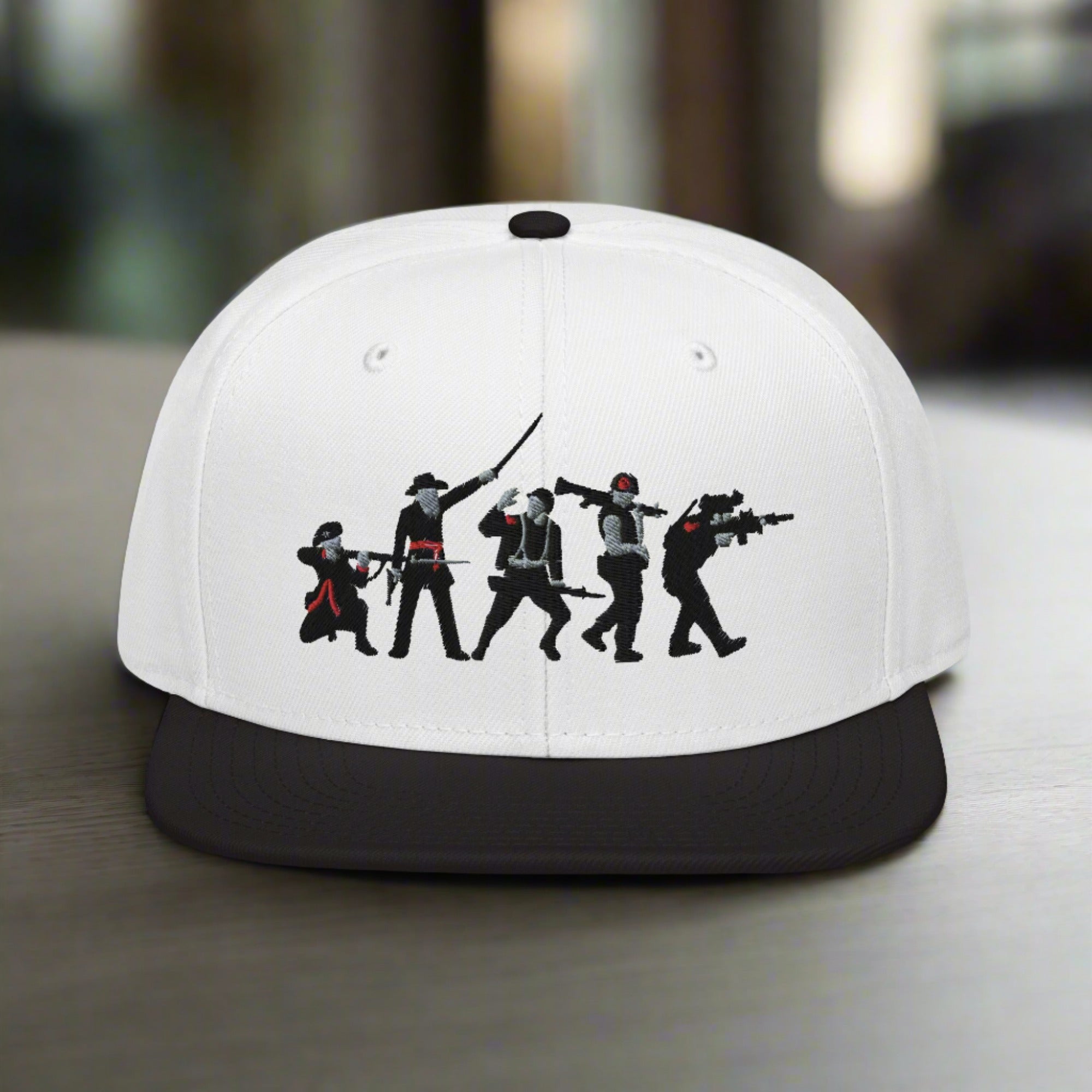 a snapback cap