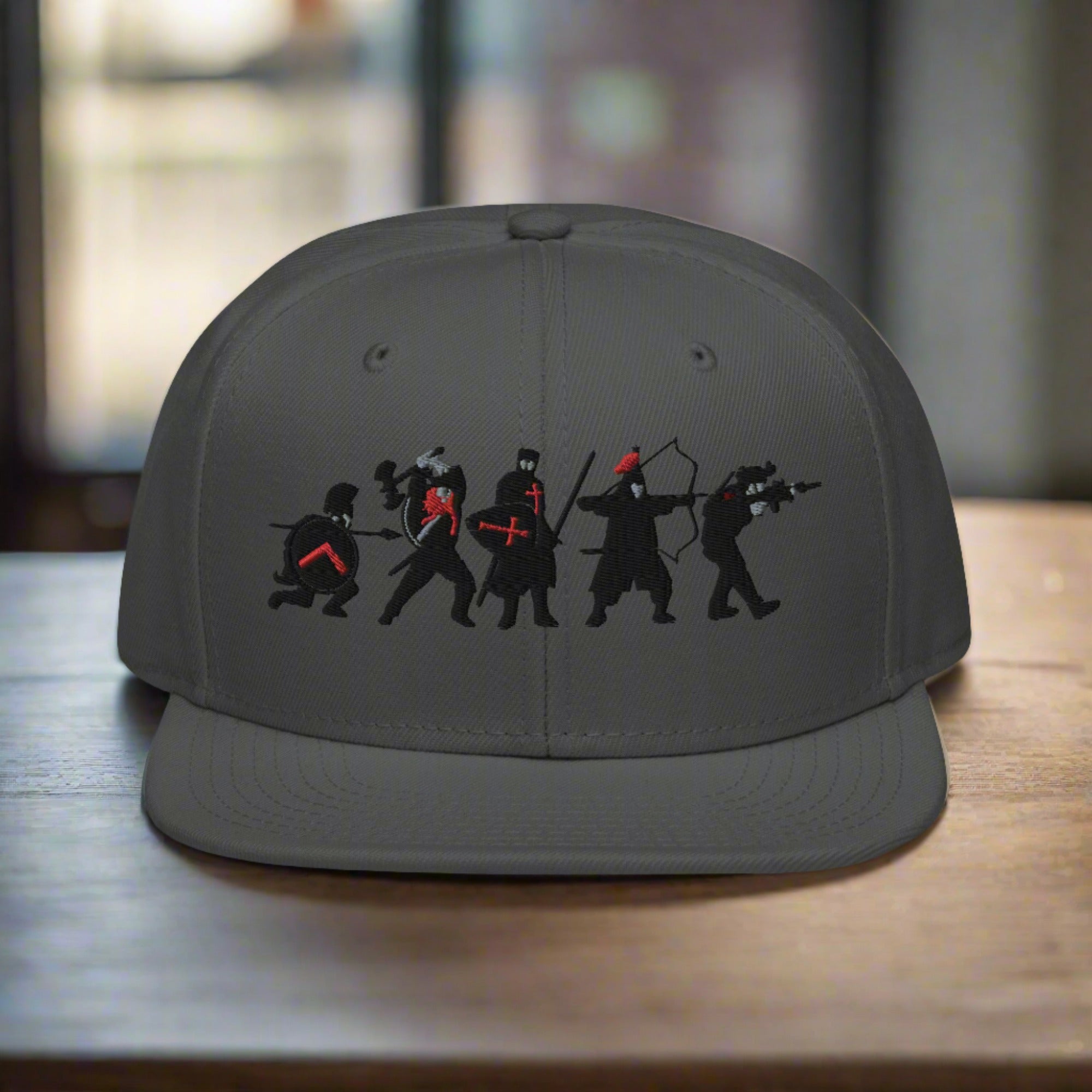 a snapback cap