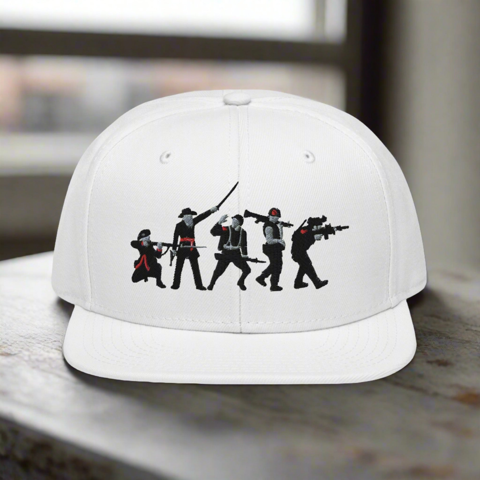 a snapback cap